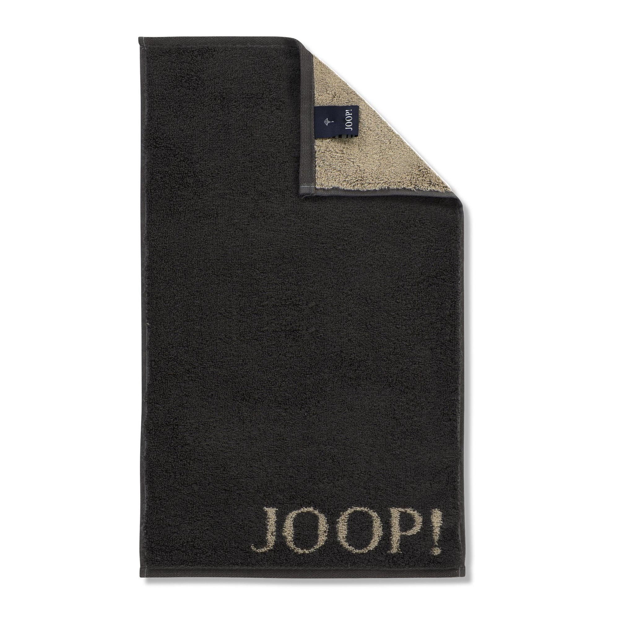JOOP! Handtuch Joop! Handtuch Duschtuch Gästetuch Classic 1720-73 schiefer, Walkfrottier (1-St), 100% Baumwolle