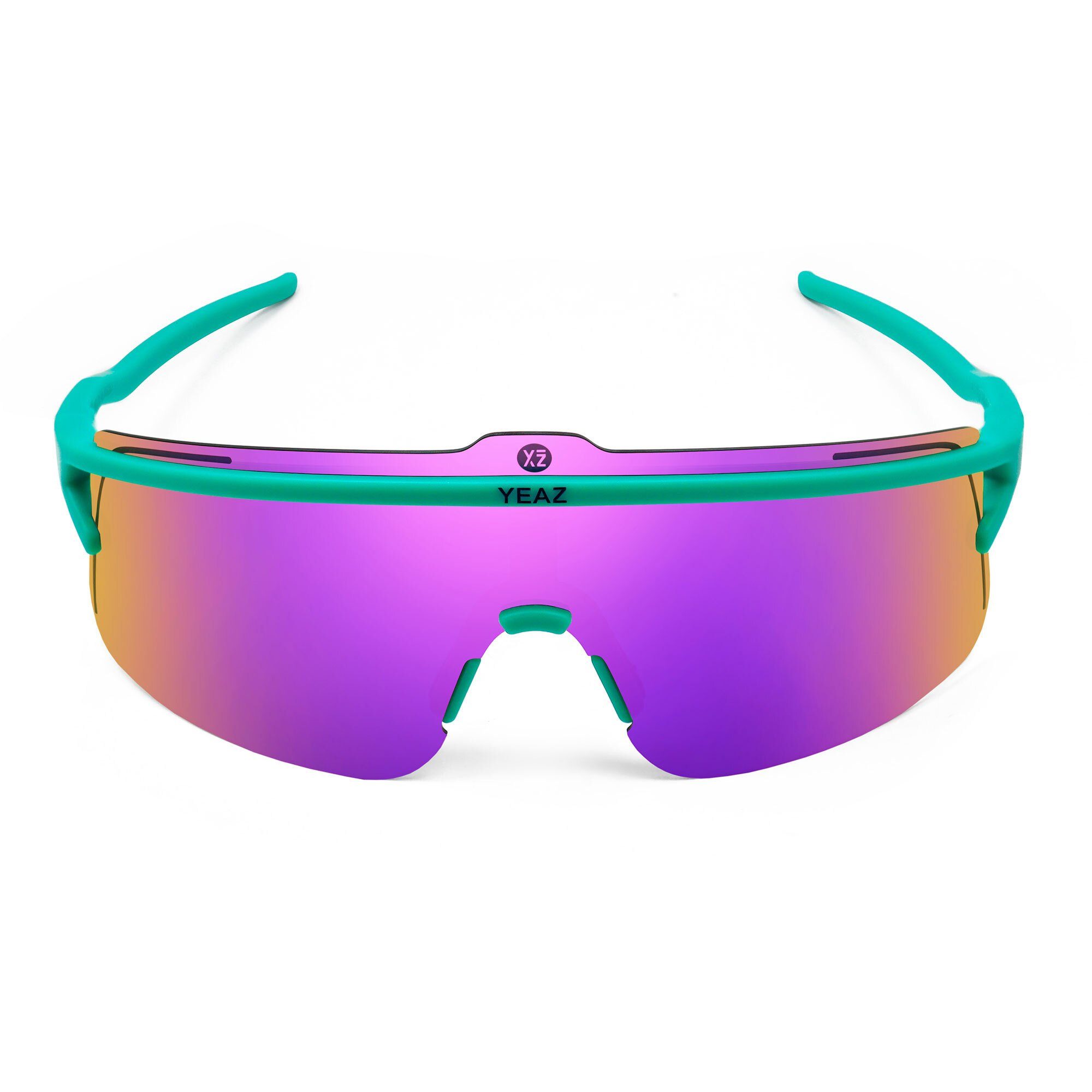 YEAZ Sportbrille SUNSHADE Sport-Sonnenbrille Black/Silver, Erlebe günstig online kaufen