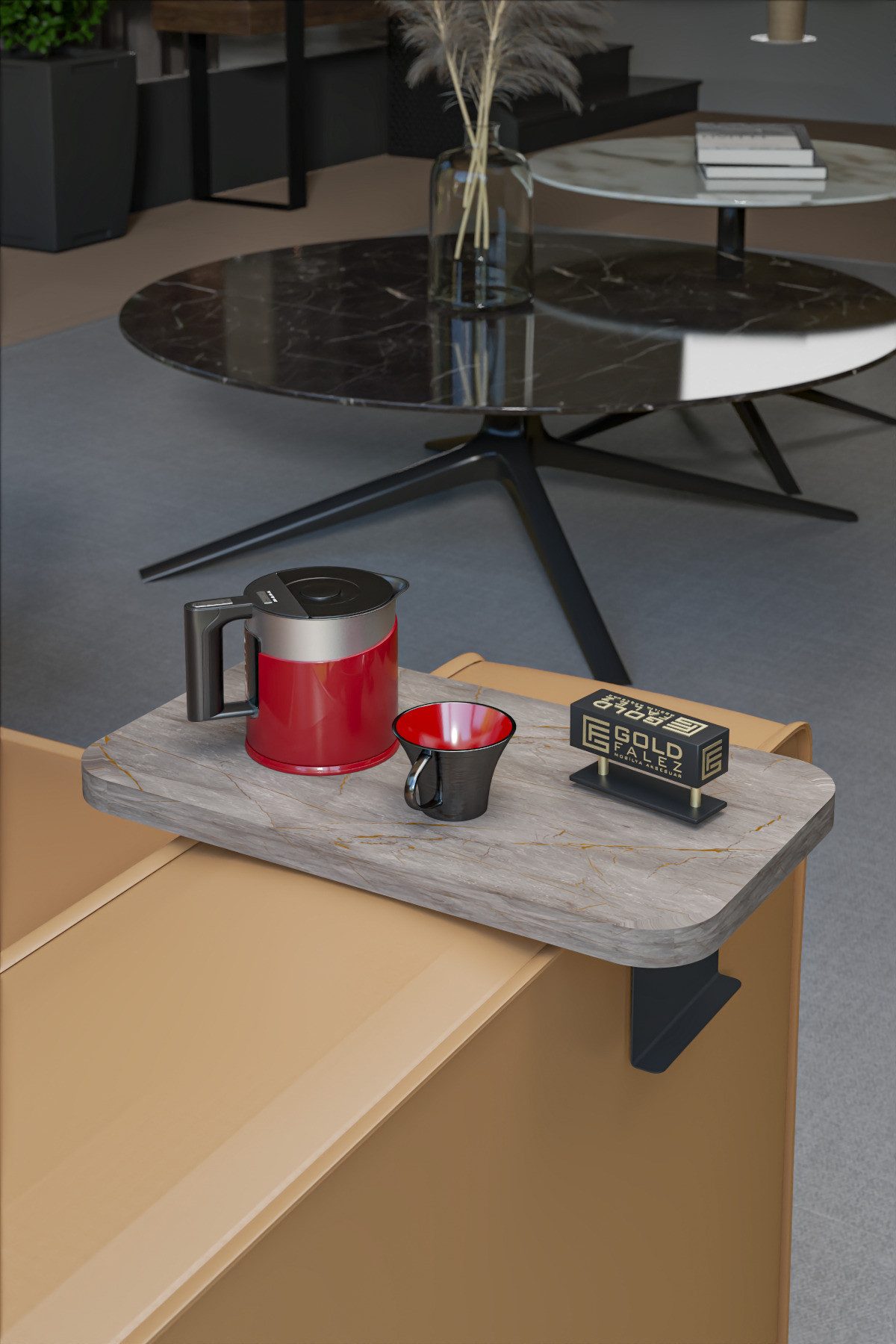 en.casa Beistelltisch (1-St), verstellbar für Armlehnen 10–30 cm 89322067 günstig online kaufen