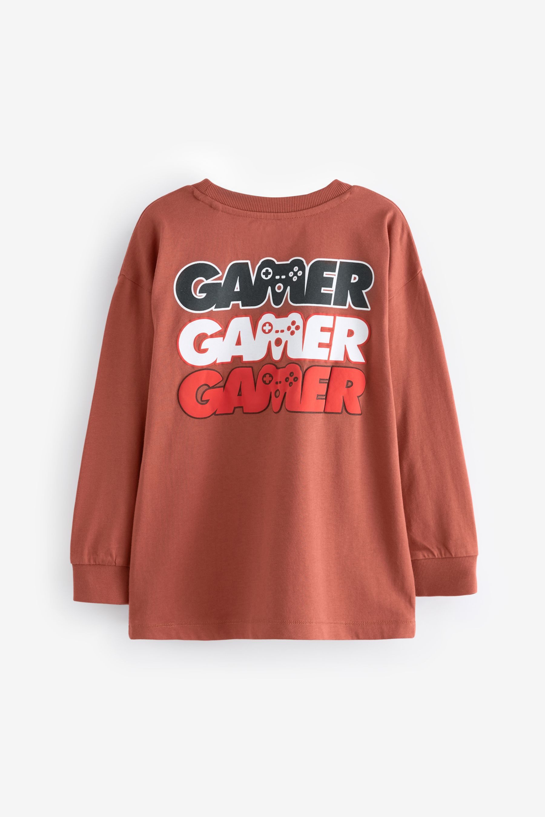 Next Langarmshirt Langärmeliges Grafik-T-Shirt (1-tlg) günstig online kaufen