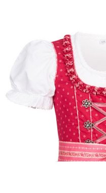 Nübler Dirndl Mädchen Dirndl im traditionellen Stil Kinder Trachten (Dirndl Set DIANA, 3-tlg., Dirndl Kleid mit Bluse und Schürze) Kinder Tracht im bayerischen Stil - Trachtenmode Kinder