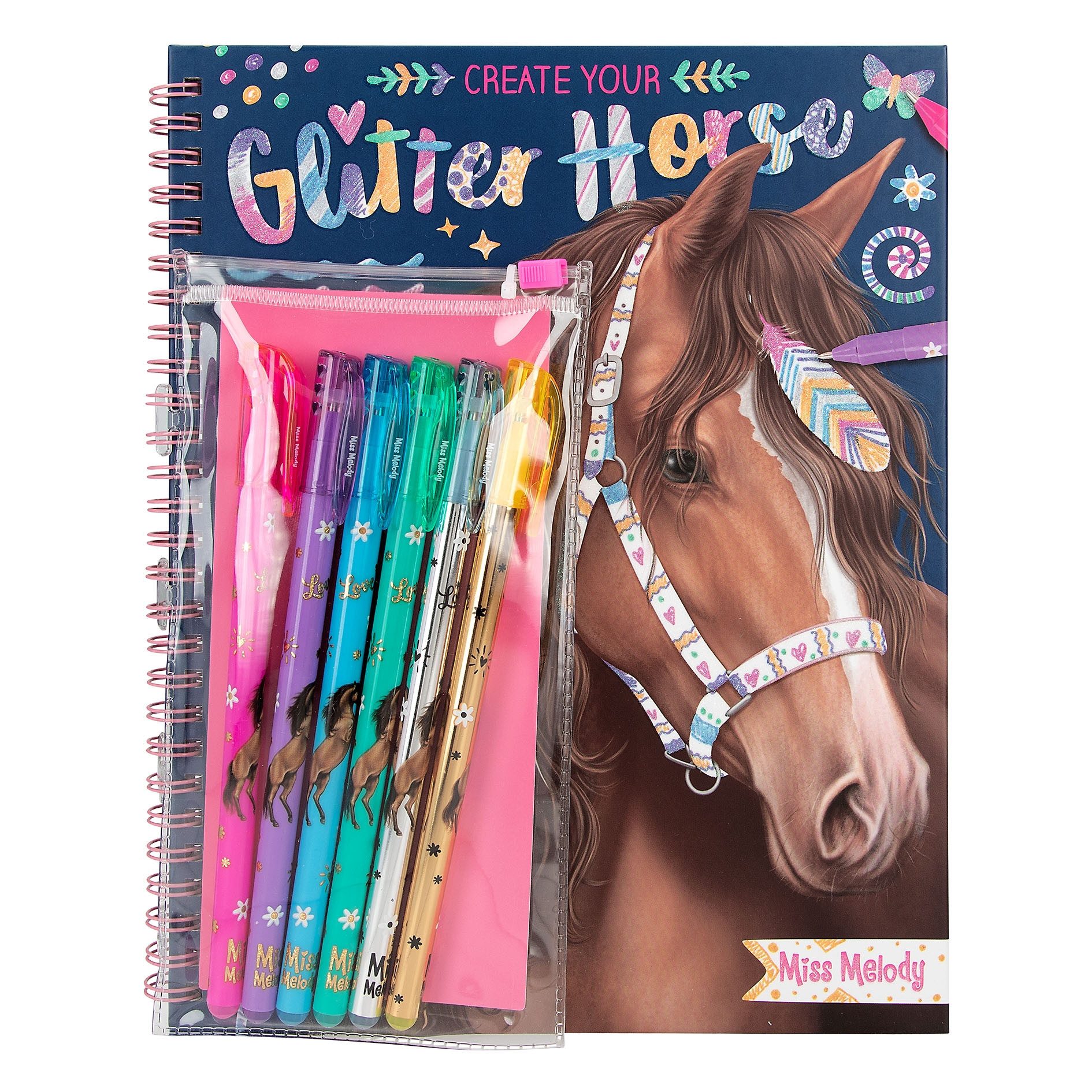 Depesche Malstift DEPESCHE Miss Melody Mal Set Create your Glitter Horses