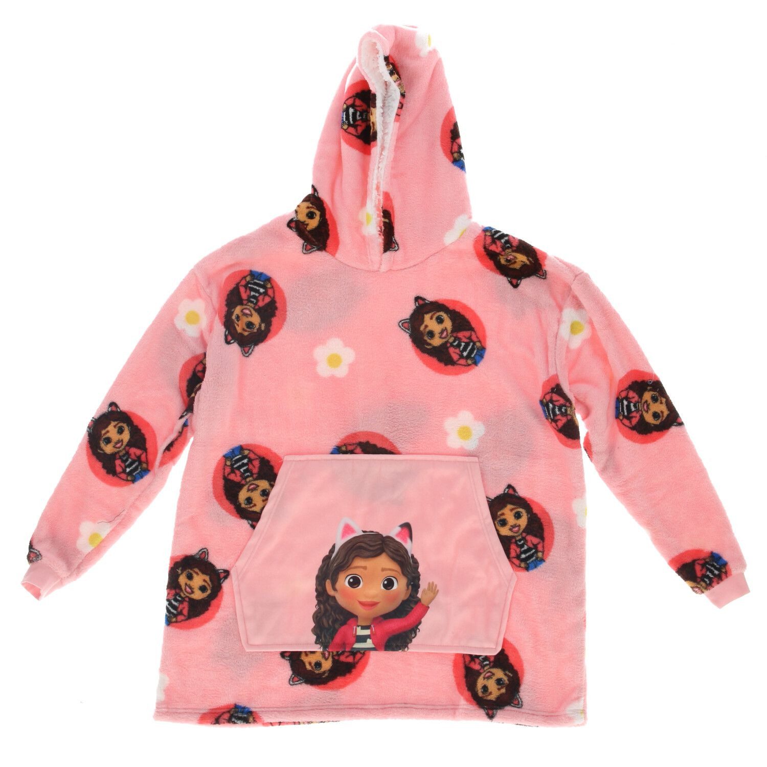 Dreamworks Gabby’s Dollhouse Hoodie -Decke Gemütlicher Schutz für kleine Helden