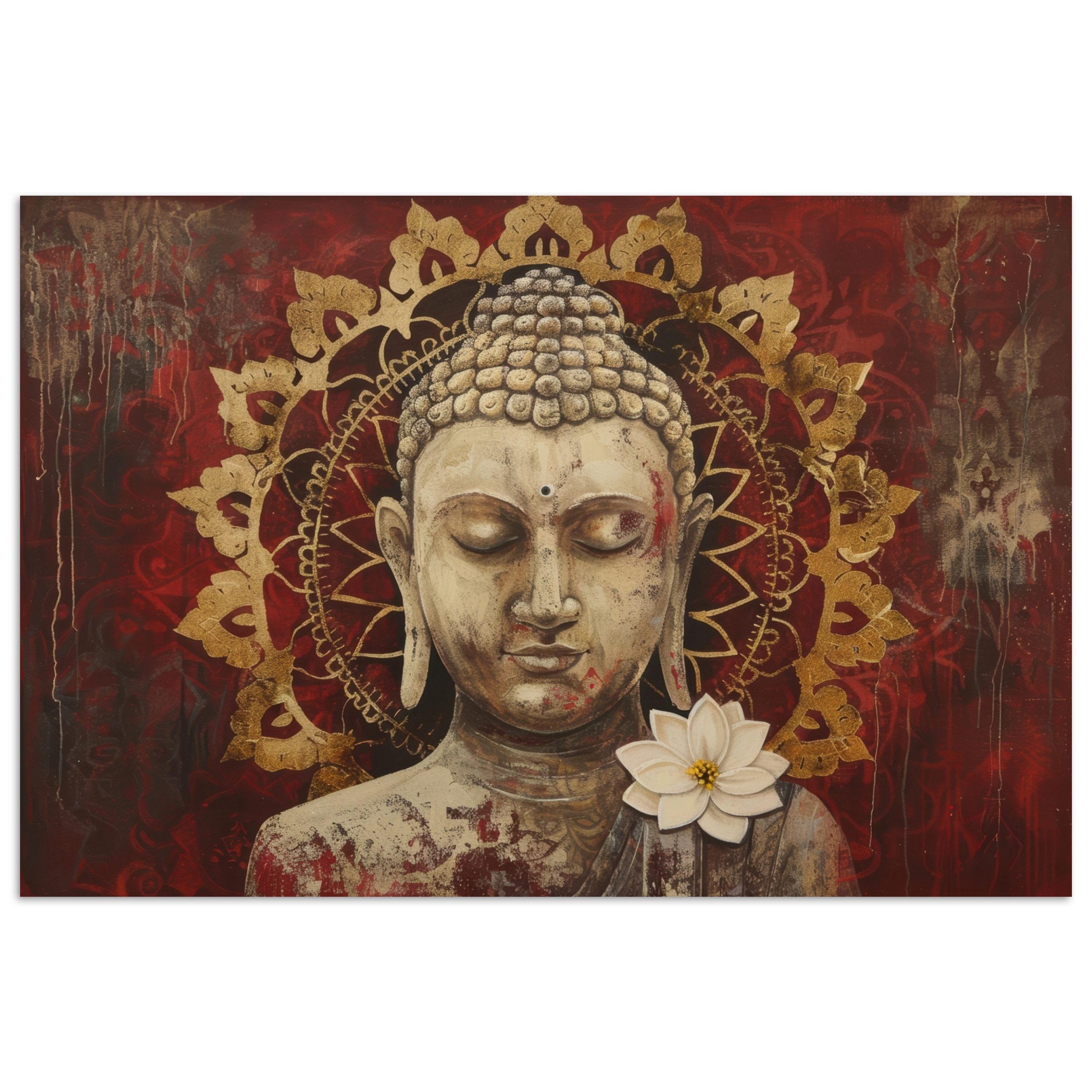MuchoWow Poster Buddha - Mandala - günstig online kaufen