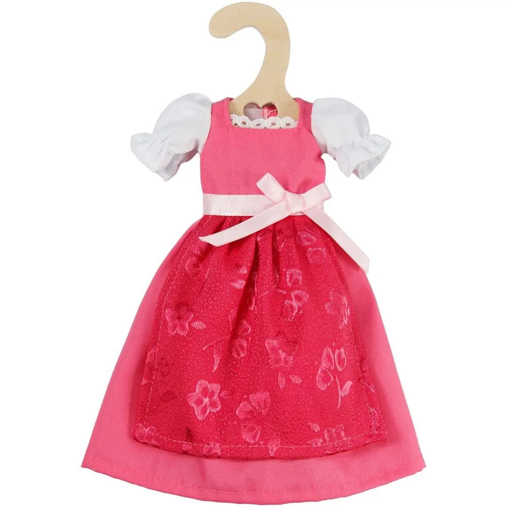 Heless Puppenkleidung Time2Shine Trachtenkleid Dirndl ''Pinky'' für Modepuppen der Größe 29