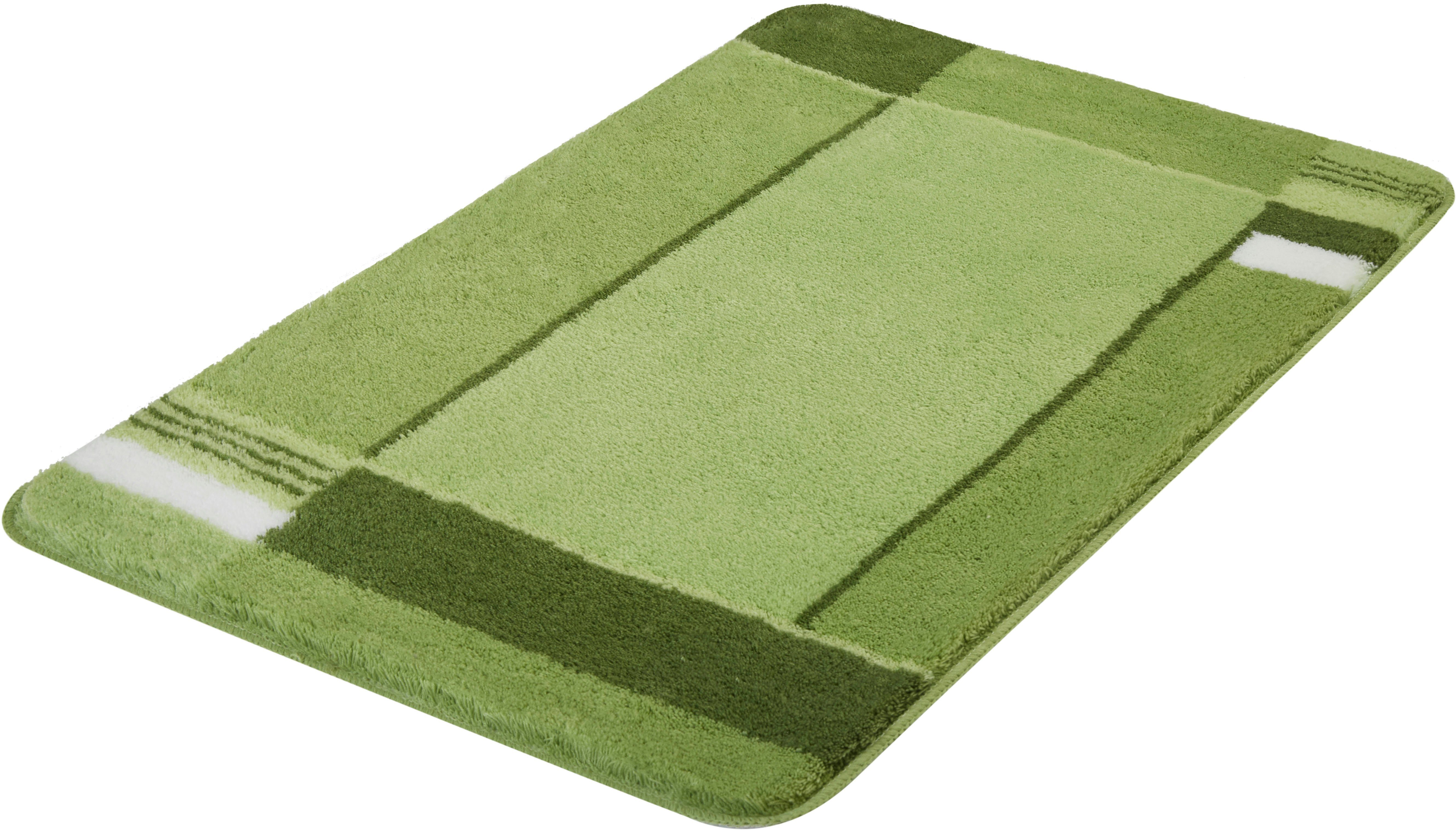 Kleine Wolke Badematte Padova, Höhe 20 mm, rutschhemmend beschichtet, fußbodenheizungsgeeignet, Kunstfaser, Badteppich, modernes Design, mit Bordüre, Kundenliebling