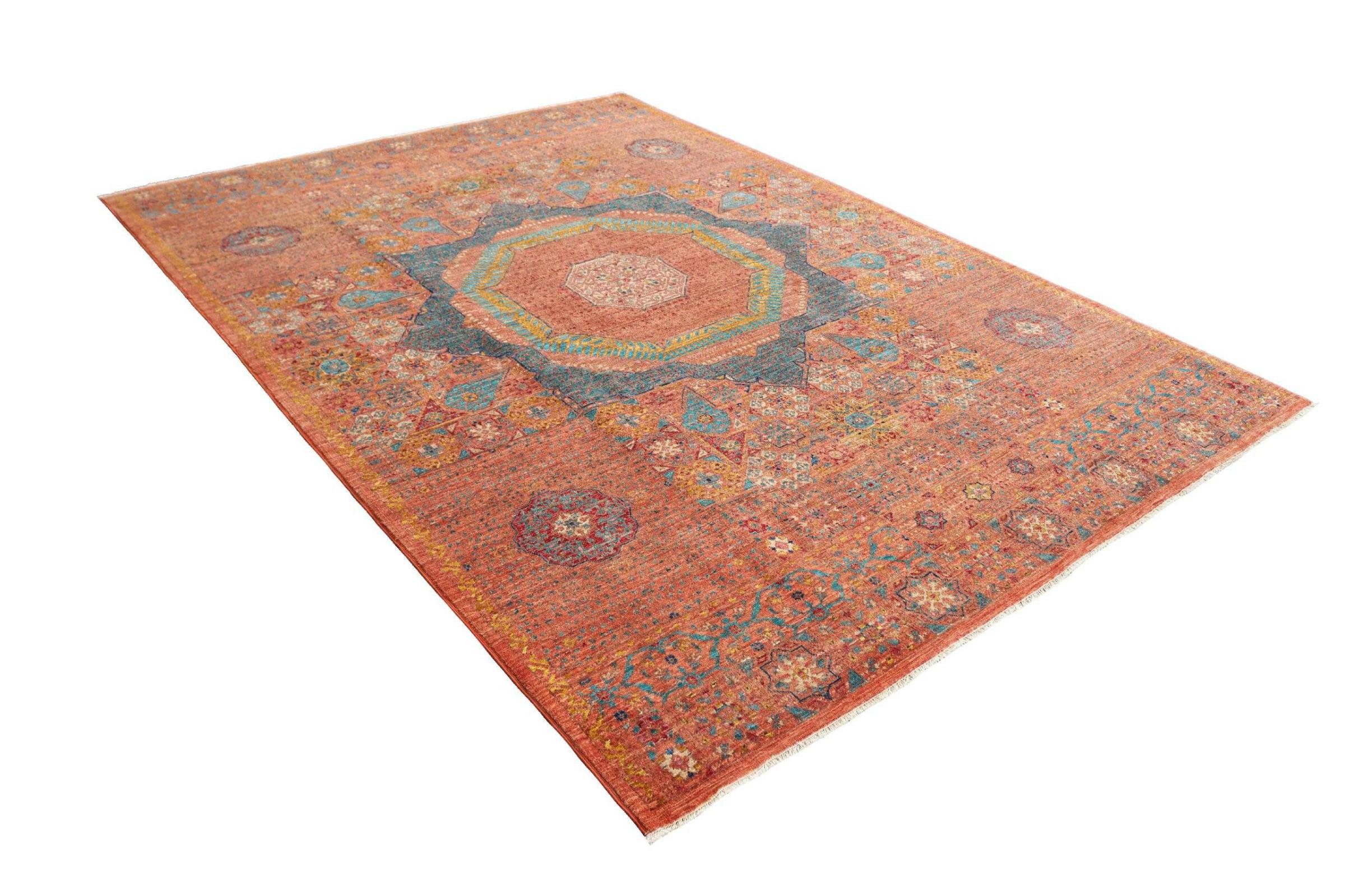 Nain Trading Orientteppich Mamluk 171x241 Handgeknüpfter Orientteppich, rechteckig, Höhe: 10 mm