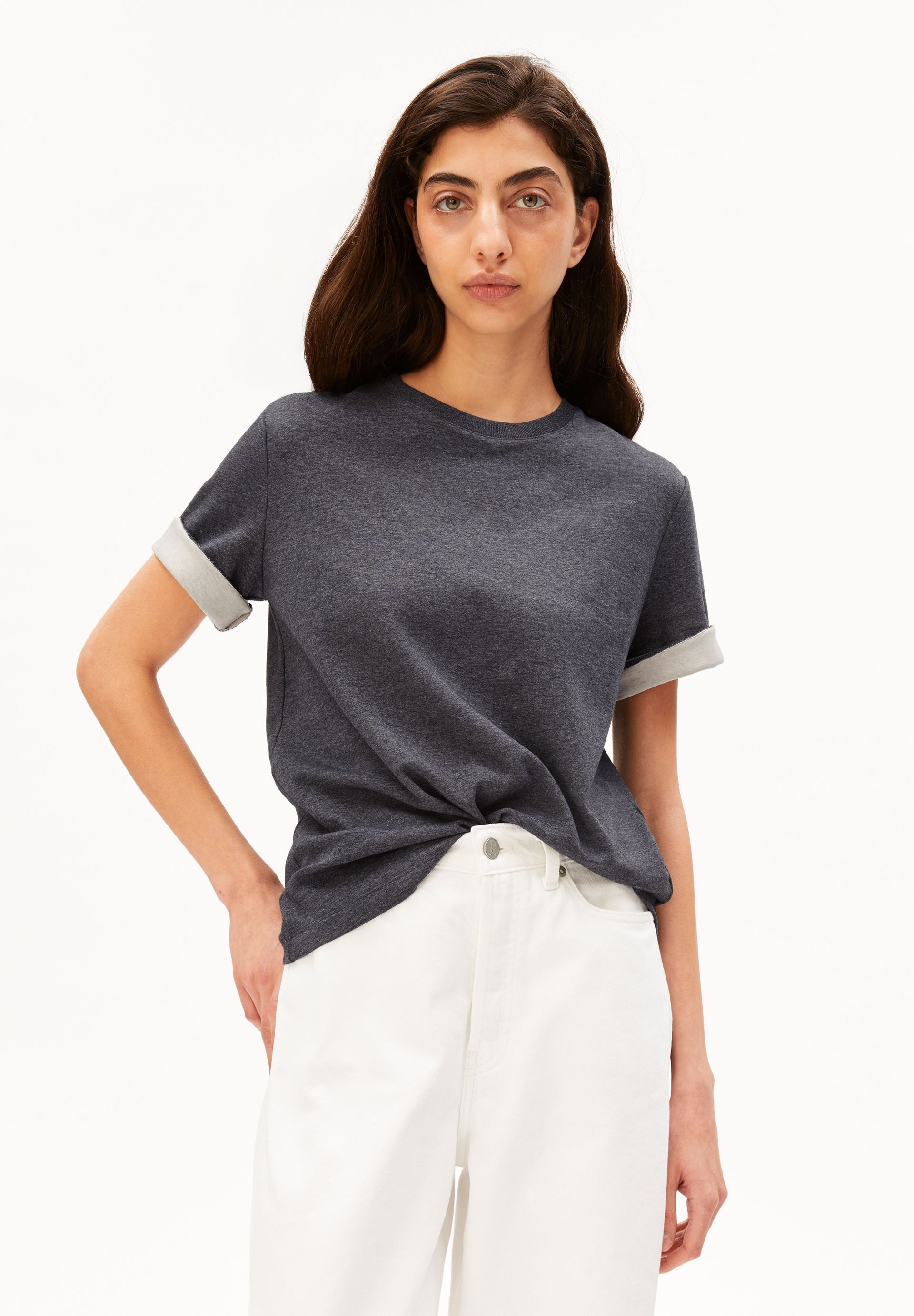Armedangels T-Shirt UN-WASTED T-Shirt aus recyceltem Baumwoll Mix Regular Fit