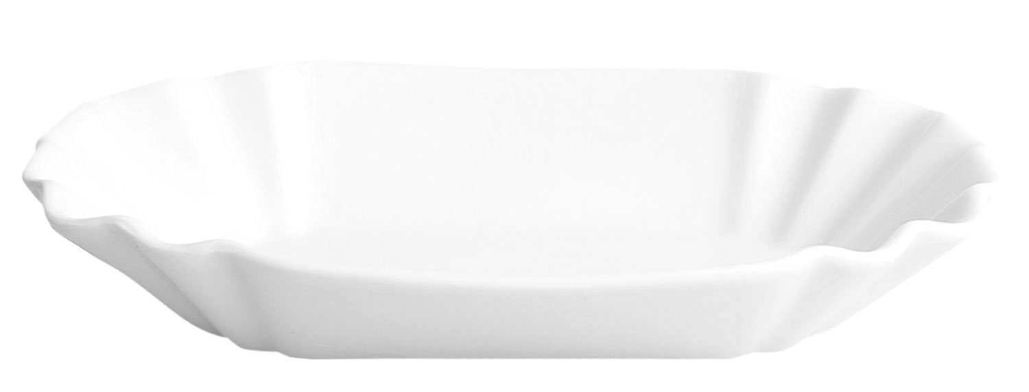 Schale Pommesschale SCHNIPPO, B 20 cm, Weiß, Porzellan, spülmaschinengeeignet