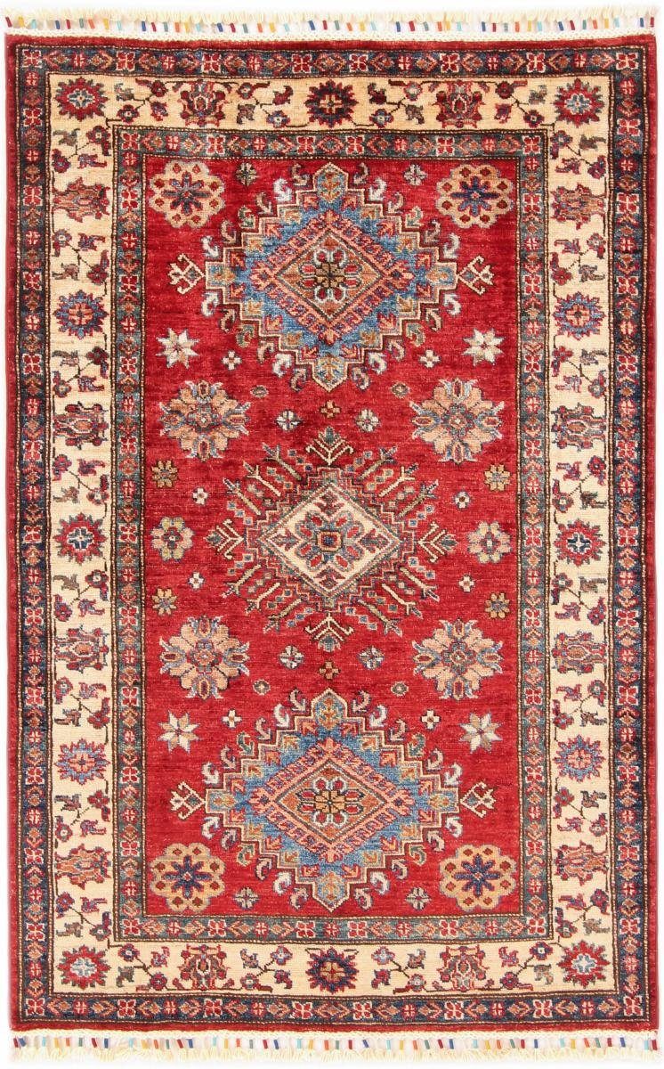 Orientteppich Kazak 106x163 Handgeknüpfter Orientteppich, Nain Trading, rechteckig, Höhe: 5 mm