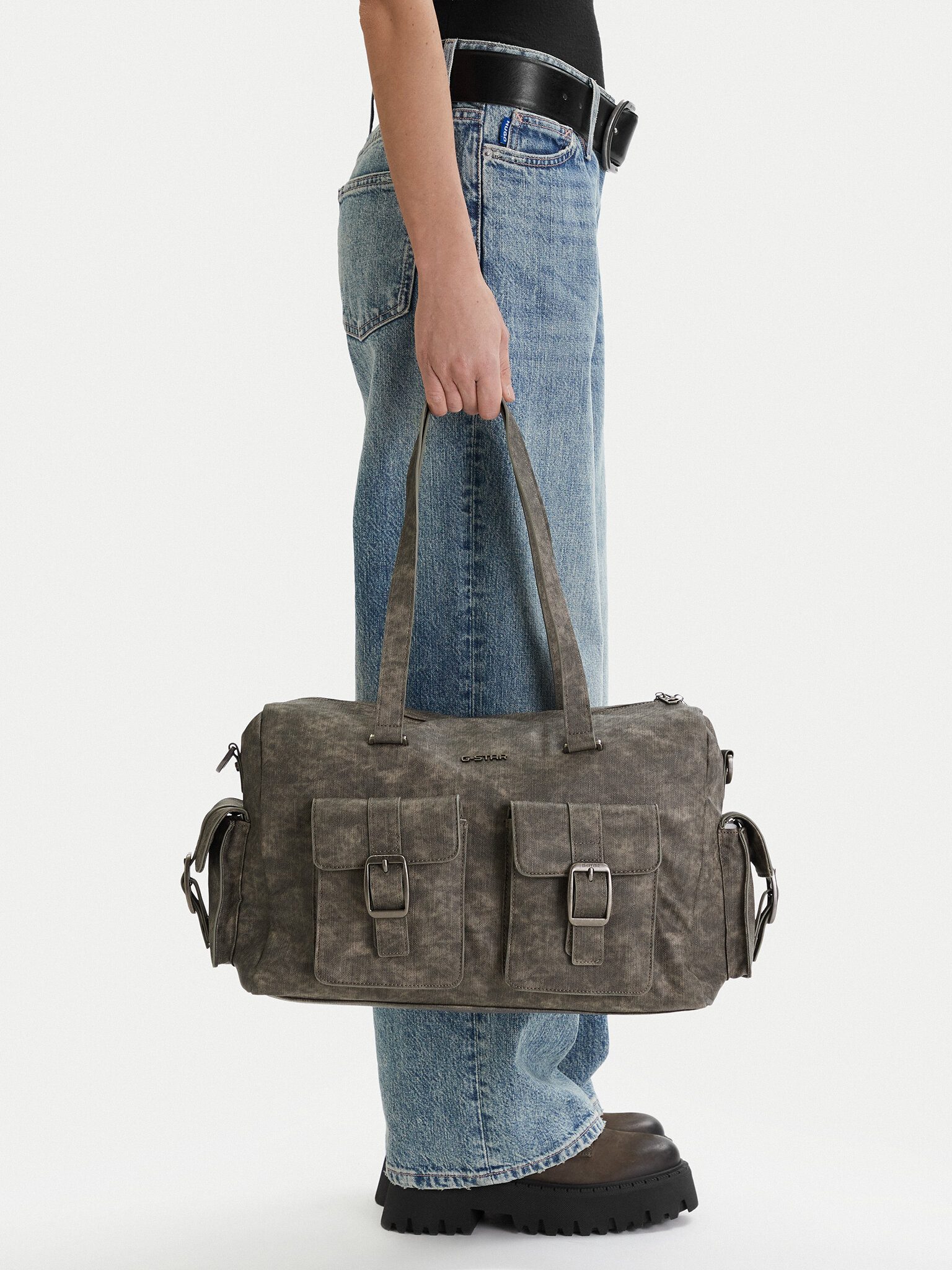 G-STAR Handtasche G Star Raw Handtasche Damengrau G-STAR RAW-EO-LDA8482C Dunkelgrau