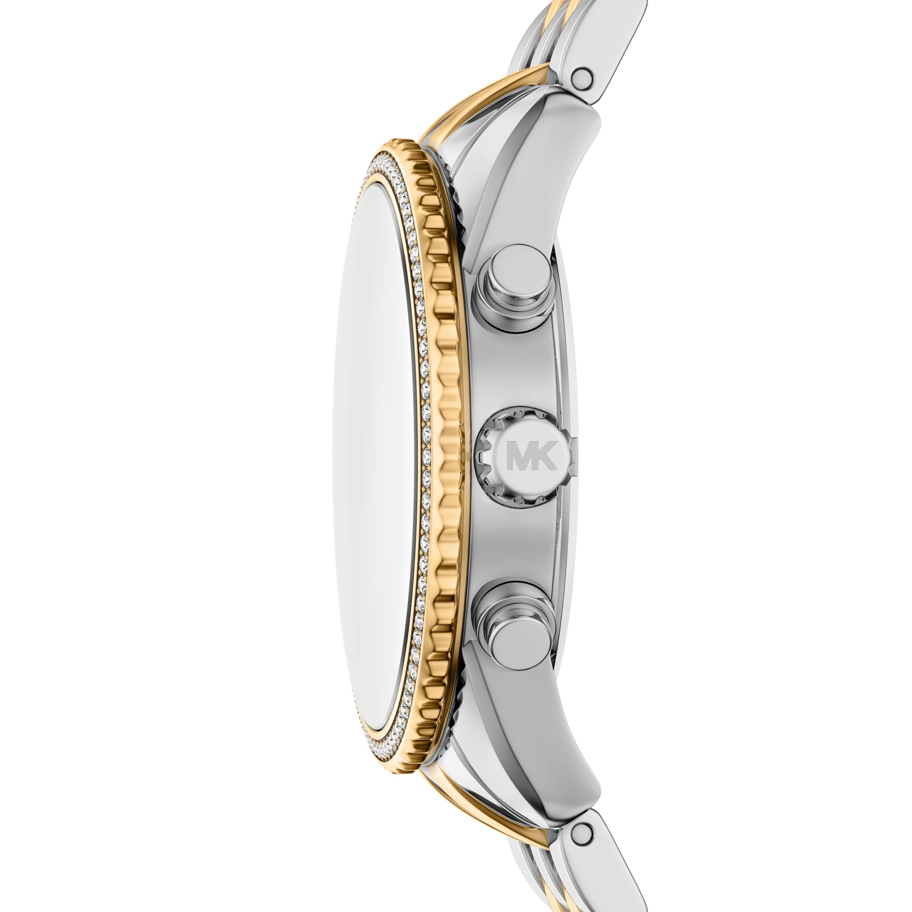 MICHAEL KORS Chronograph BRYANT MK7582, Quarzuhr, Armbanduhr, Damenuhr, Edelstahlarmband, analog, Tag