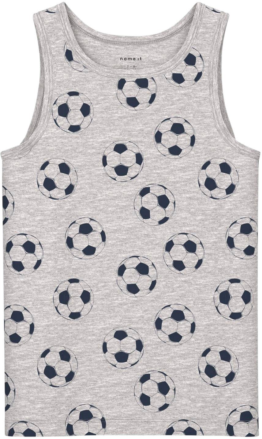 NKMTANK 2P MELANGE FOOTBALL (Packung, It TOP Unterhemd 2-St) Name