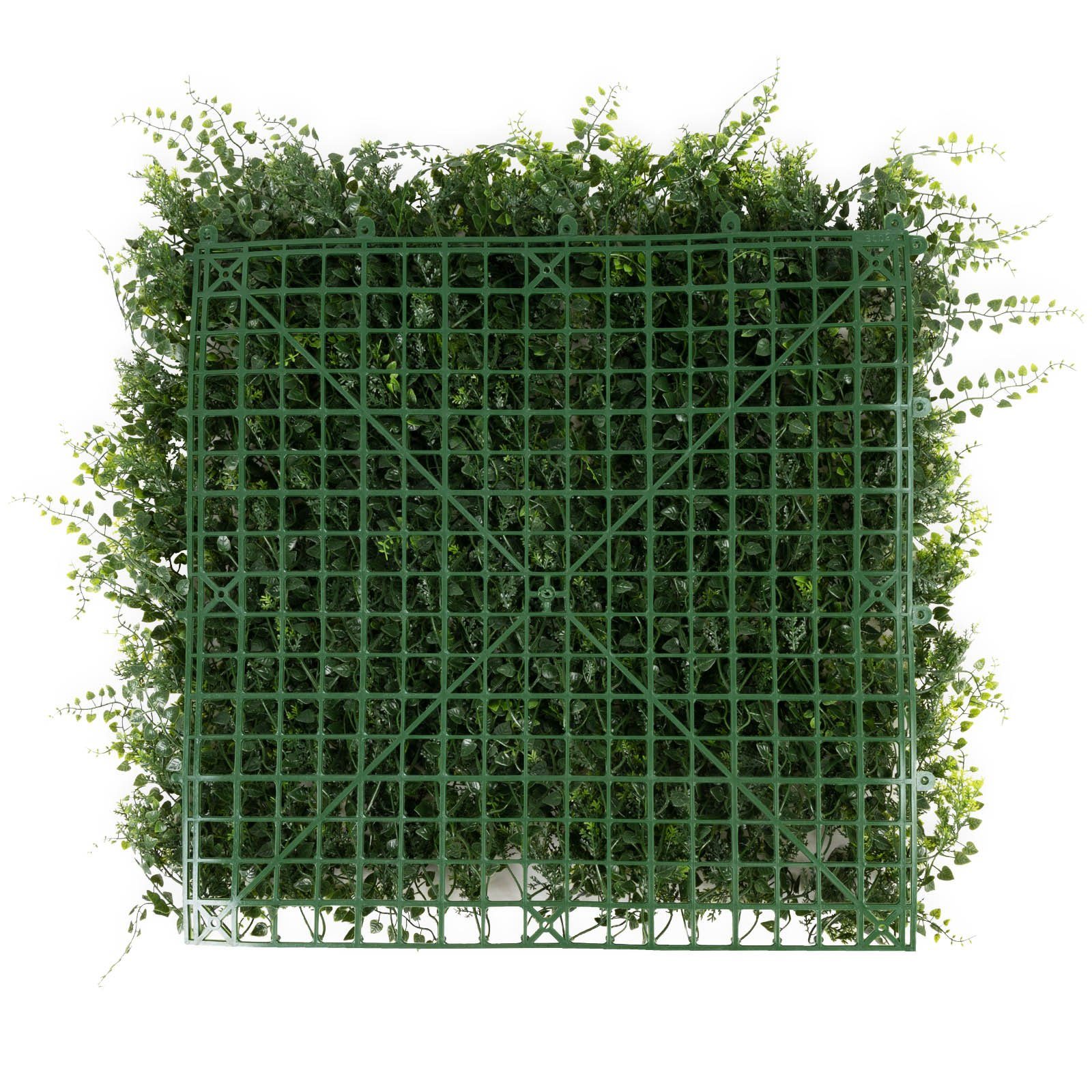 Kunstpflanze Pflanzenwand Fern, Karat, UV-beständig