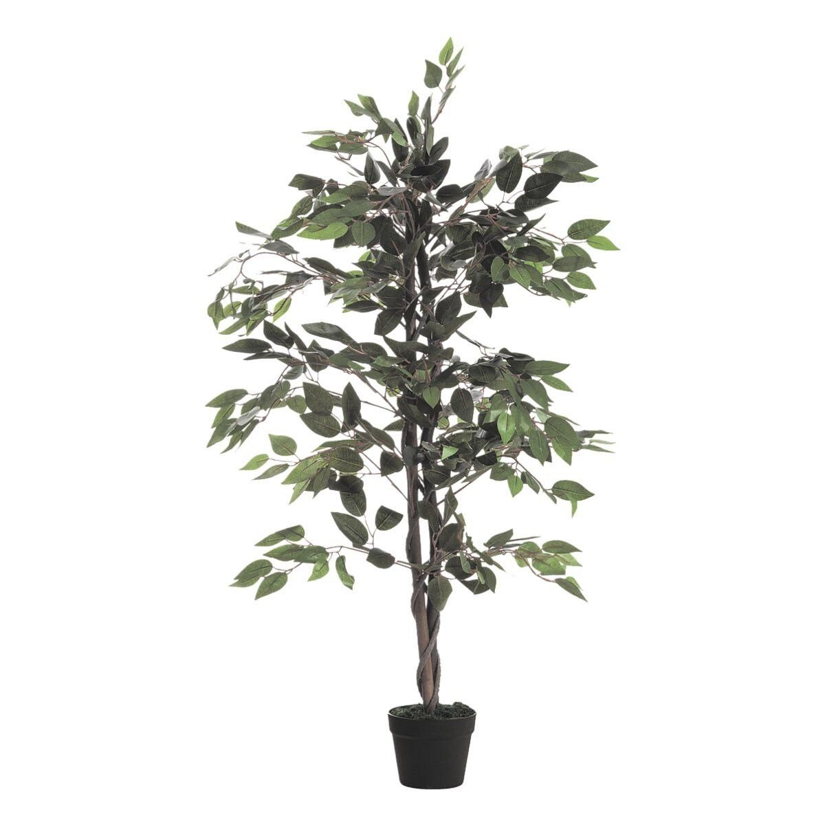 Höhe PAPERFLOW, pflegeleicht 120 Ficus 120 cm, Kunstpflanze Höhe cm, Benjamini,