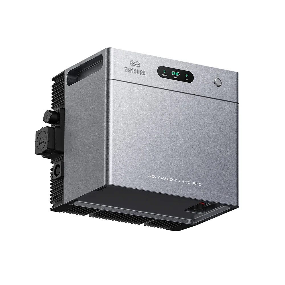 Zendure Wechselrichter Zendure SolarFlow 2400 Pro Speicherlösung für Balkonkraftwerk 0% MwSt., (Packung, 1 Stück), Nutzbar mit kompatiblen Zendure Akkus