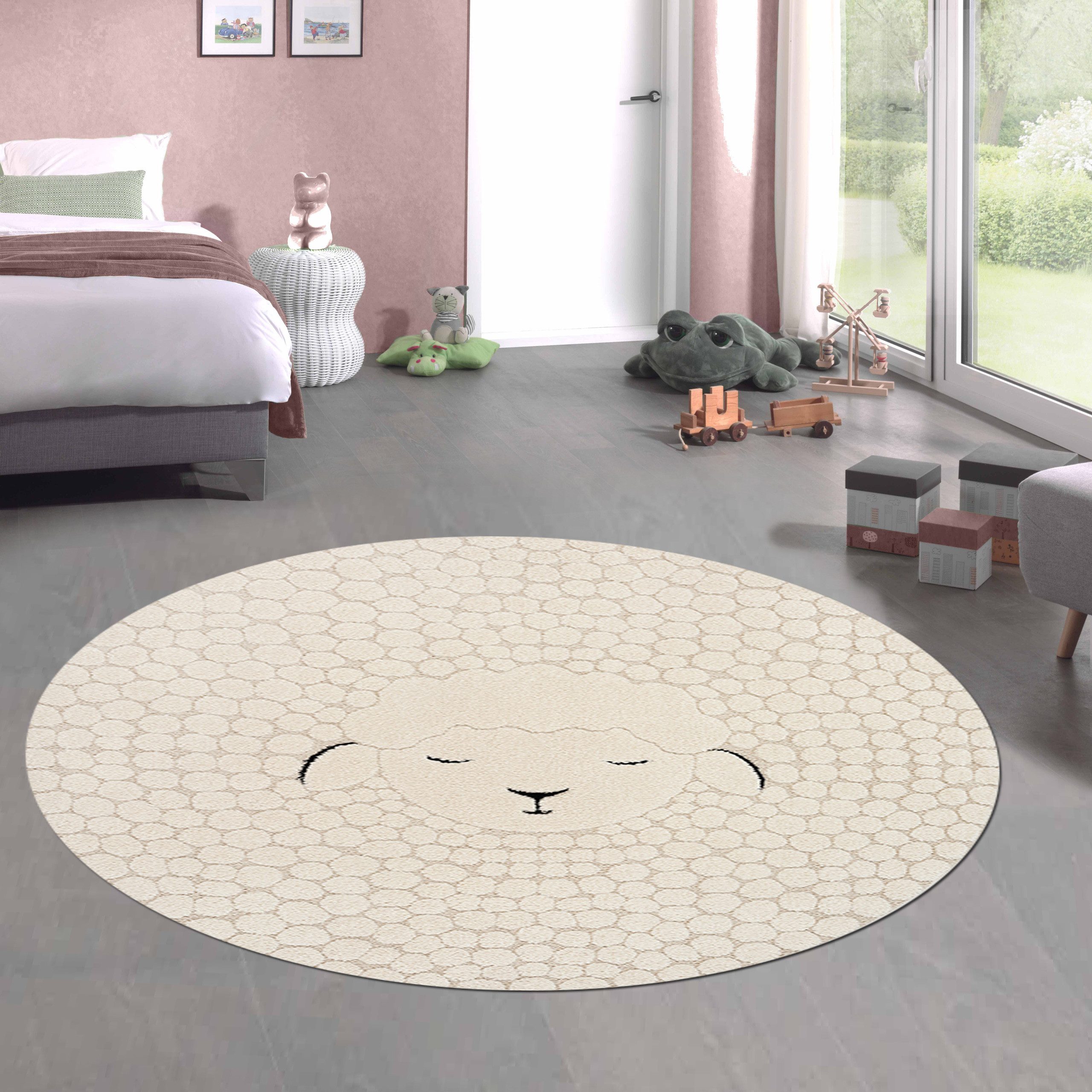 Carpetia Teppich Kinderzimmer Spielzimmer Teppich rund günstig online kaufen