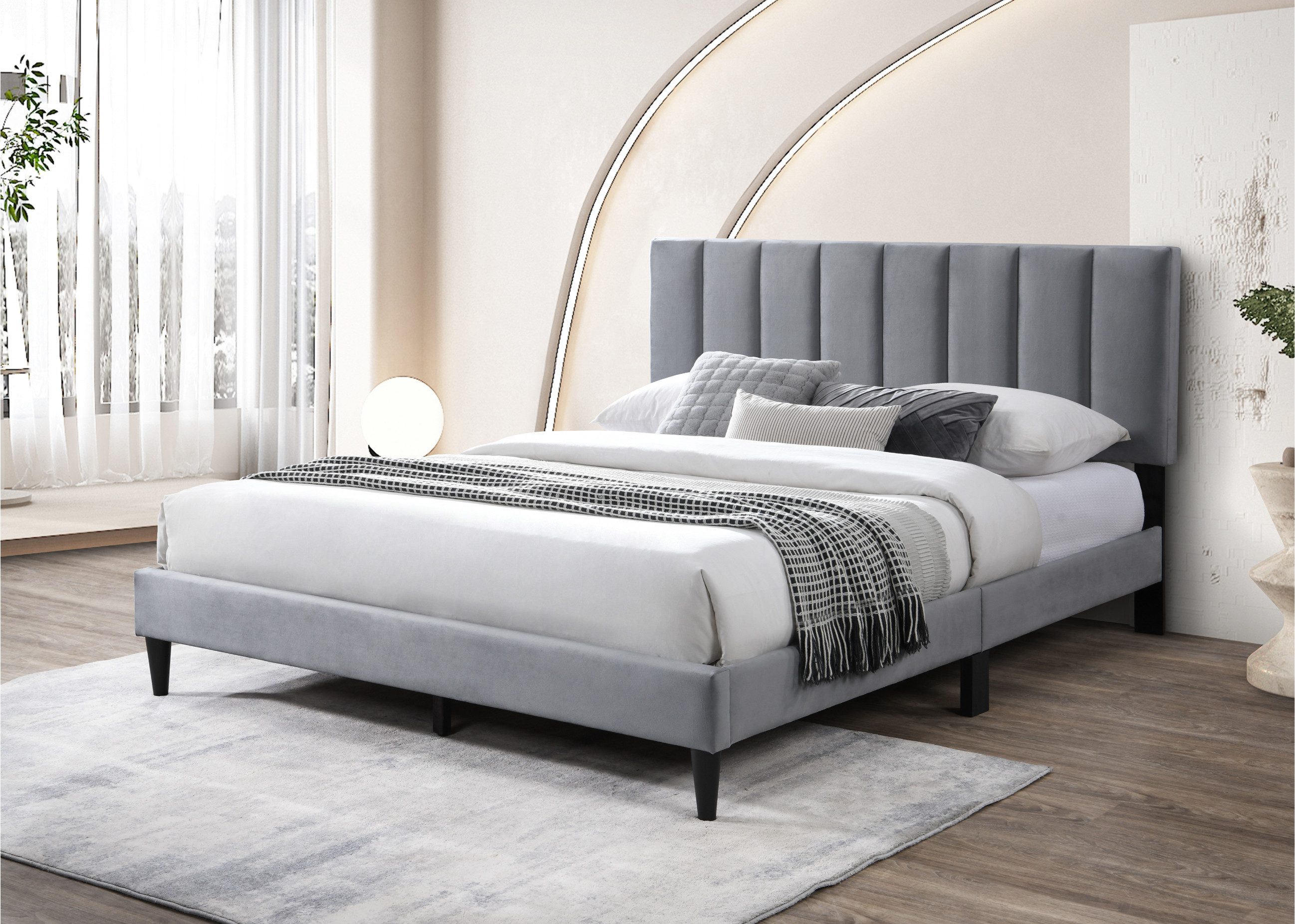 Home Collective Polsterbett 140x200 & 160x200 cm mit Lattenrost und weichem günstig online kaufen