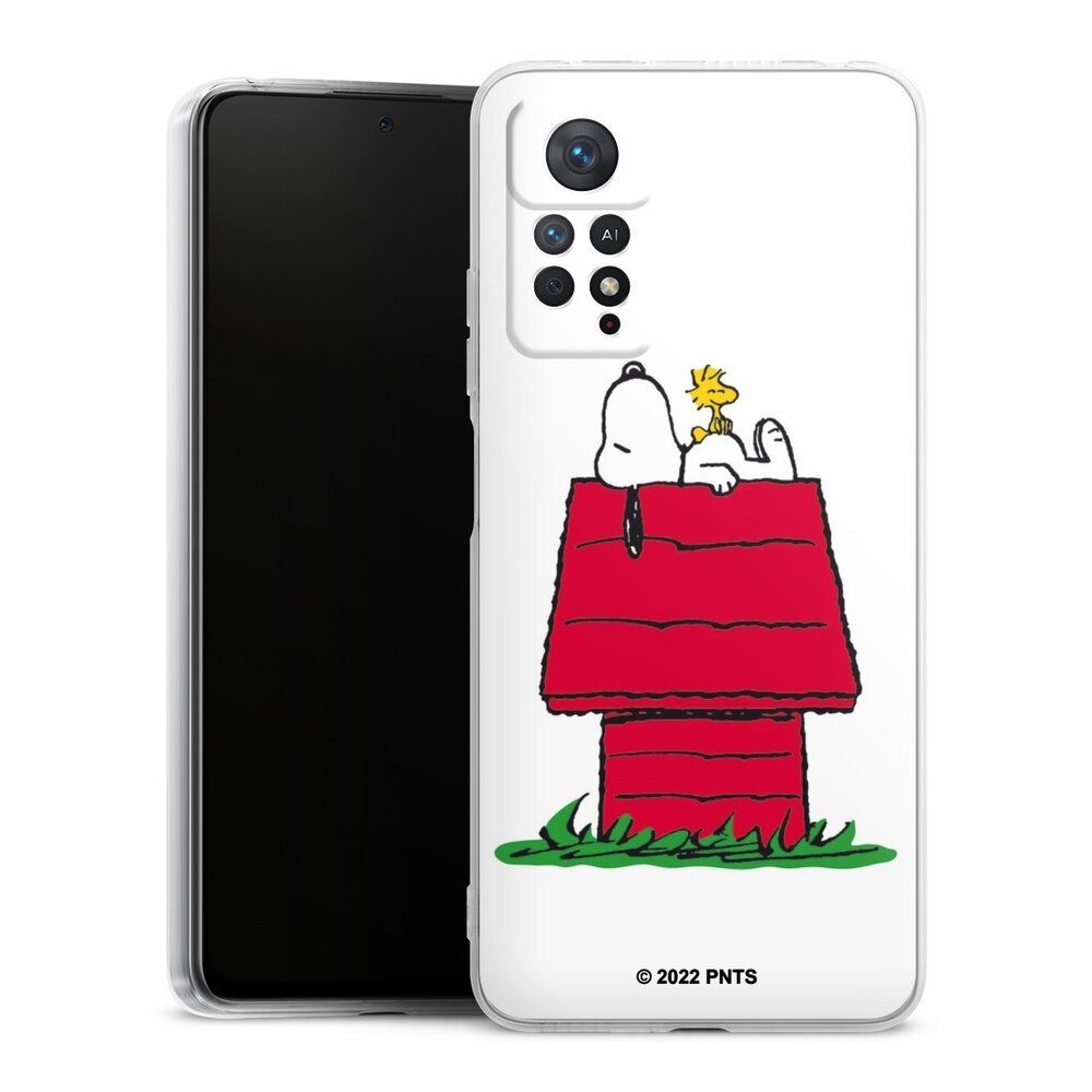 DeinDesign Handyhülle Snoopy Offizielles Lizenzprodukt Peanuts Snoopy and Woodstock Classic, Xiaomi Redmi Note 11 Pro 4G Silikon Hülle Bumper Case Smartphone Cover