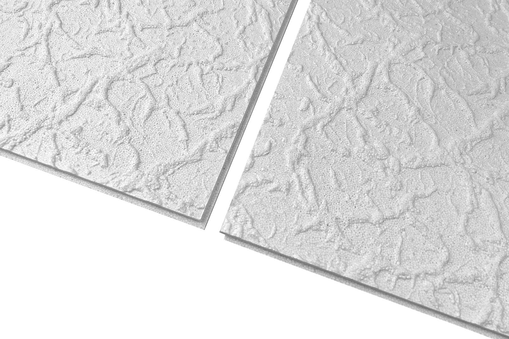 marbet design Wanddekoobjekt GRONO (Deckenplatten aus Styropor EPS - (2  Quadratmeter 50x50cm) Deckenpaneele leicht & robust im modernen Design -  Deckenplatte Decke Paneele)