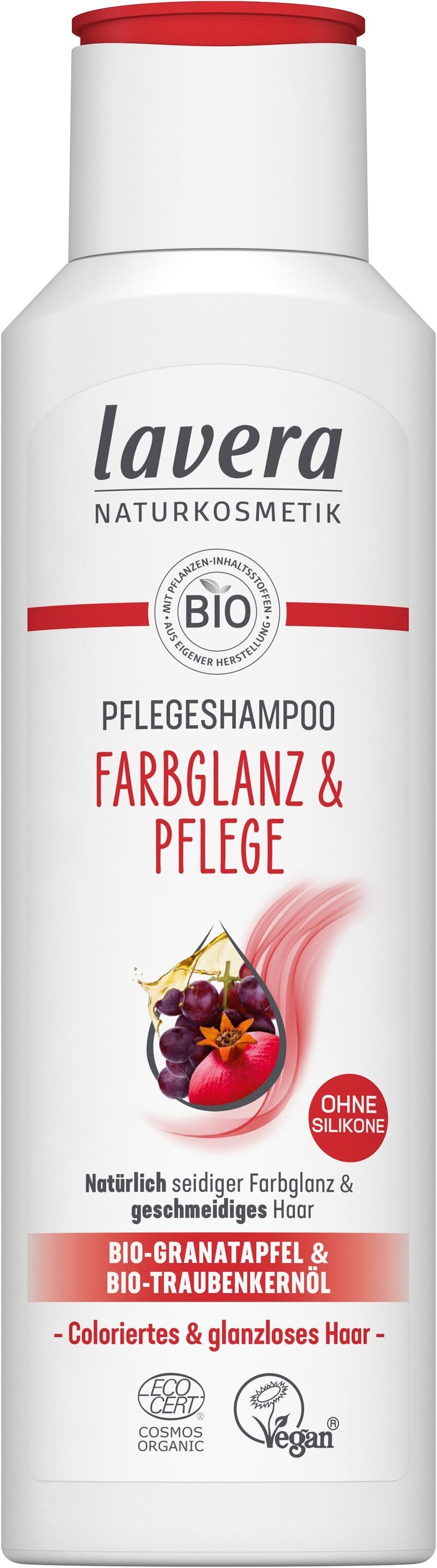 lavera Haarshampoo Pflegeshampoo Farbglanz & Pflege, 1-tlg.