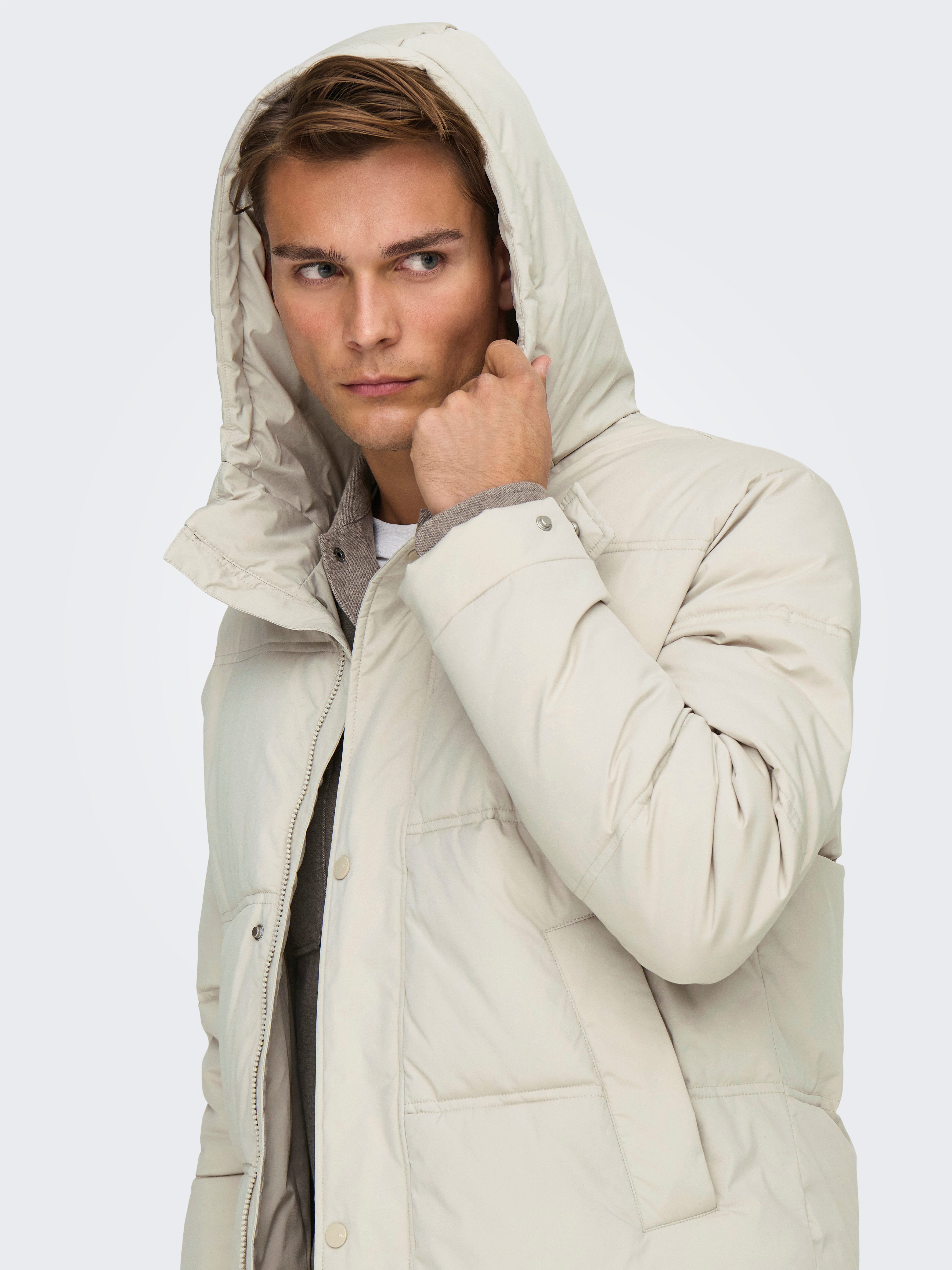 ONLY & SONS Steppjacke ONSSEUL LONG PUFFER OTW