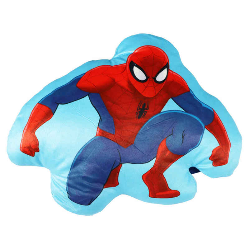 MARVEL Dekokissen Marvel Spiderman mini Velours Kissen 3D Cushion 30x25x7 cm