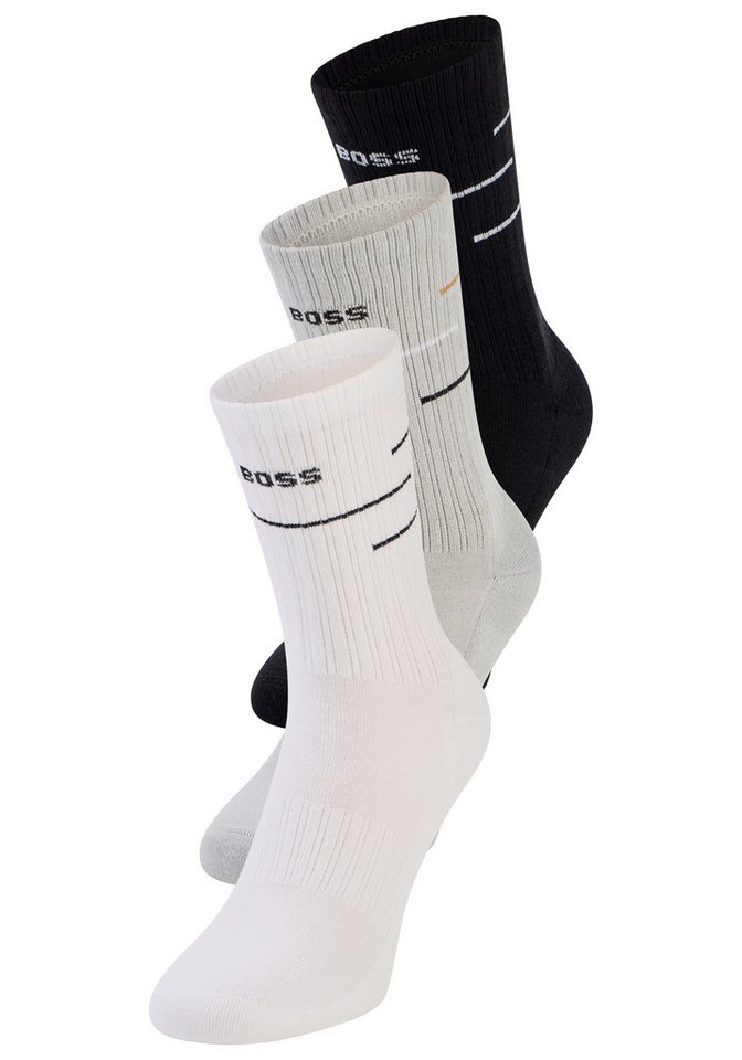 BOSS Basicsocken 3P QS Rib Line VB (3-Paar)
