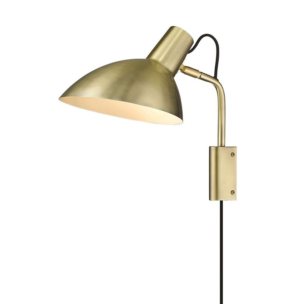 Natur24 Wandleuchte Wandleuchte Metropole in Gold aus Metall