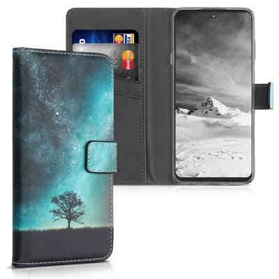 kwmobile Handyhülle Wallet Case für Motorola Edge 20 Lite, Hülle mit Ständer Kartenfächer - Handyhülle