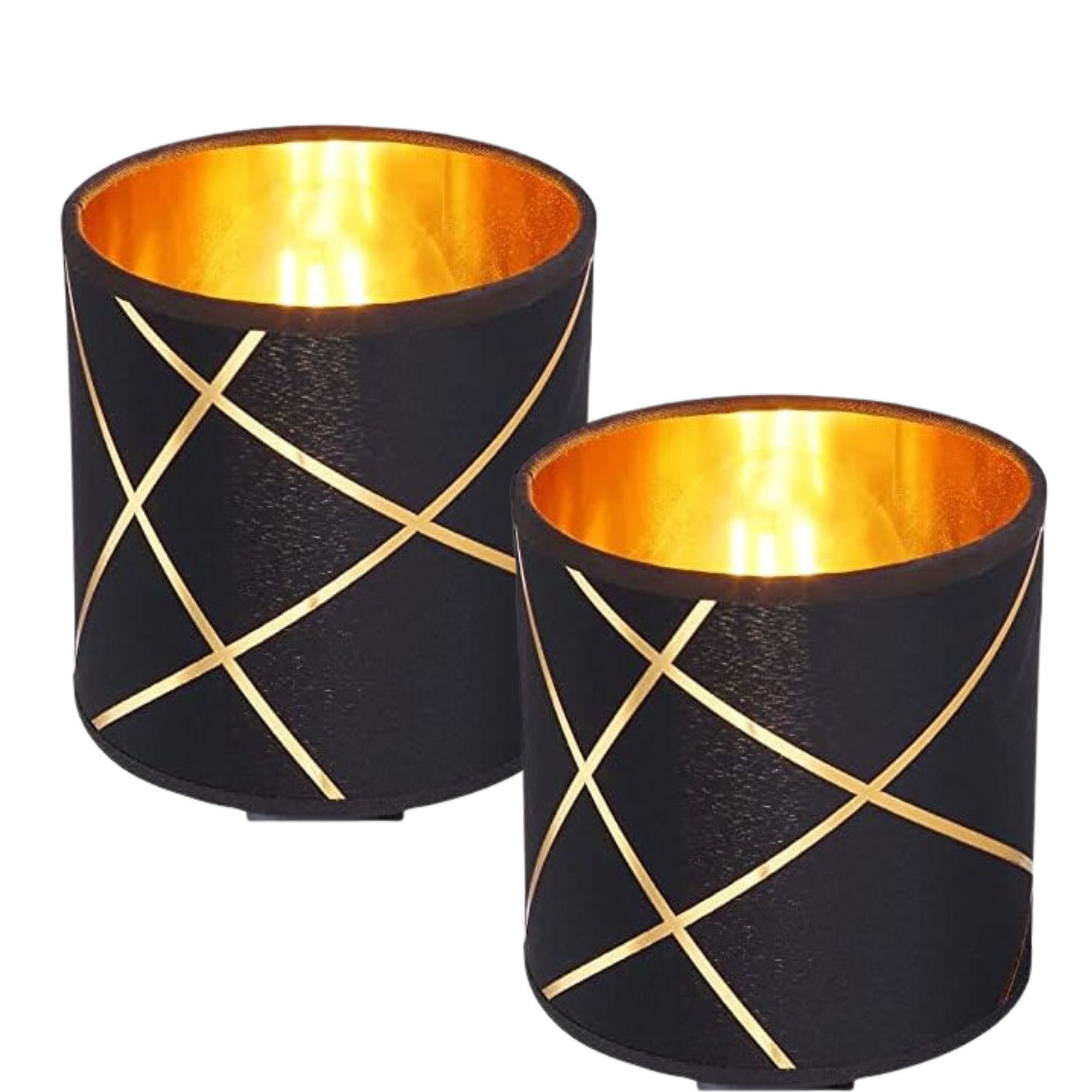 Lichthandel Hoch Lampenschirm Lampenschirm E27 Stoffschirm Rund Retro Vintage Leuchtenschirm, eleganter moderner Stoffschirm