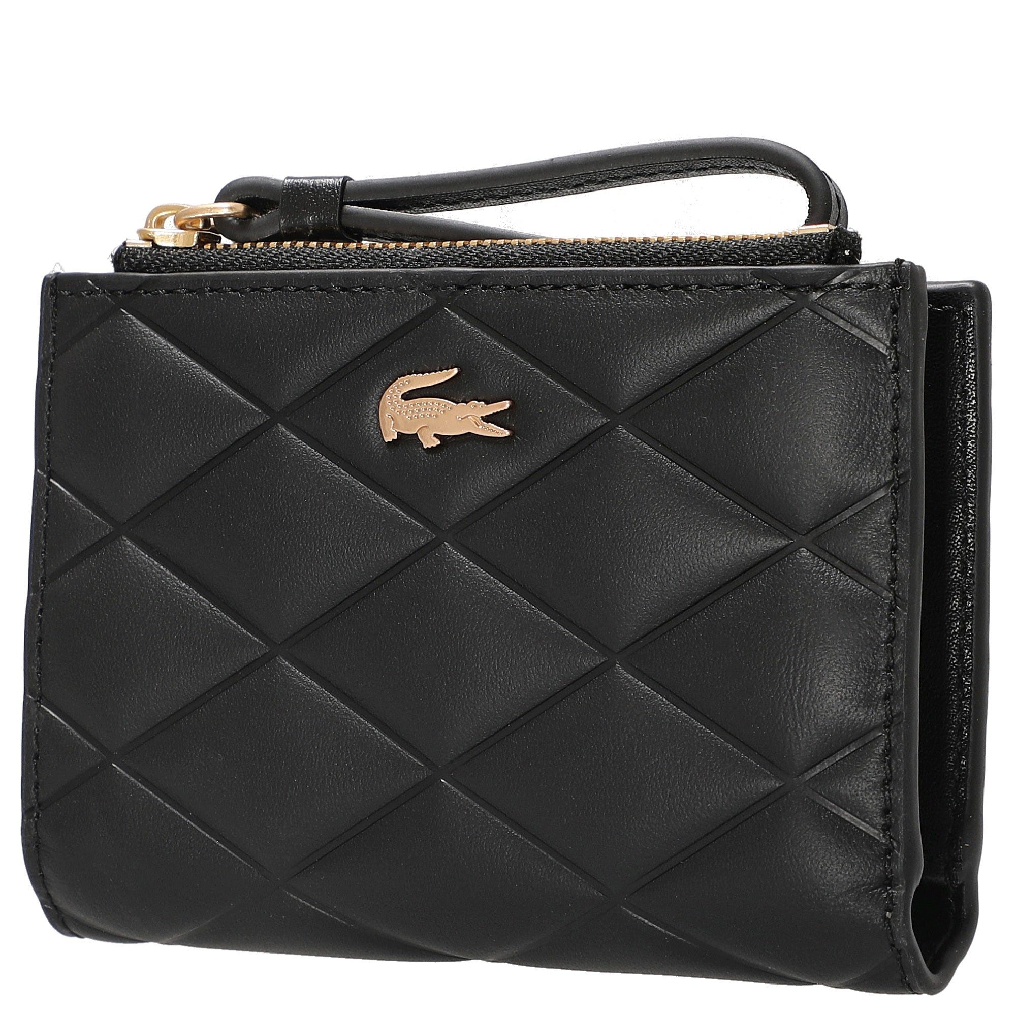Lacoste Geldbörse Crocodelle - Geldbörse 6cc 12 cm (black)