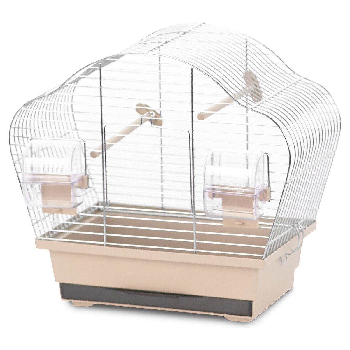DUVO+ Vogelkäfig Vogelkäfig Natural Beta Mini mokka/zinc