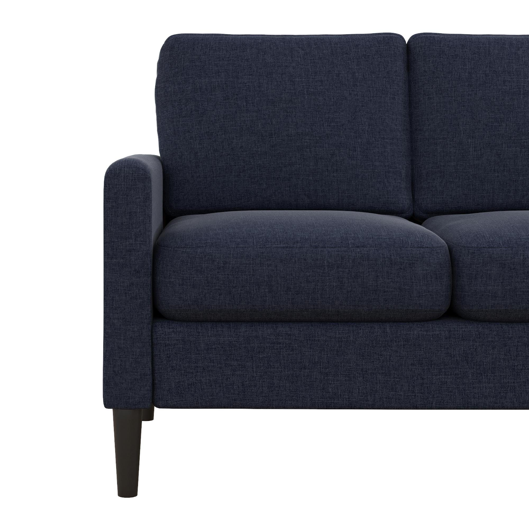 145 Sofa 2-Sitzer cm Couch, Stoffbezug, blau loft24 Kaci, Breite