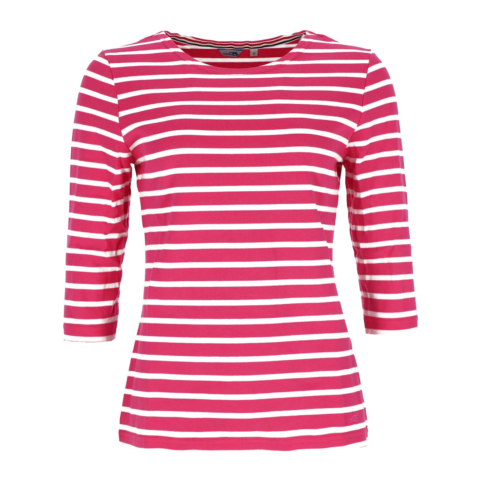 modAS 3/4-Arm-Shirt Bretonisches Damenshirt Rundhalsshirt mit günstig online kaufen
