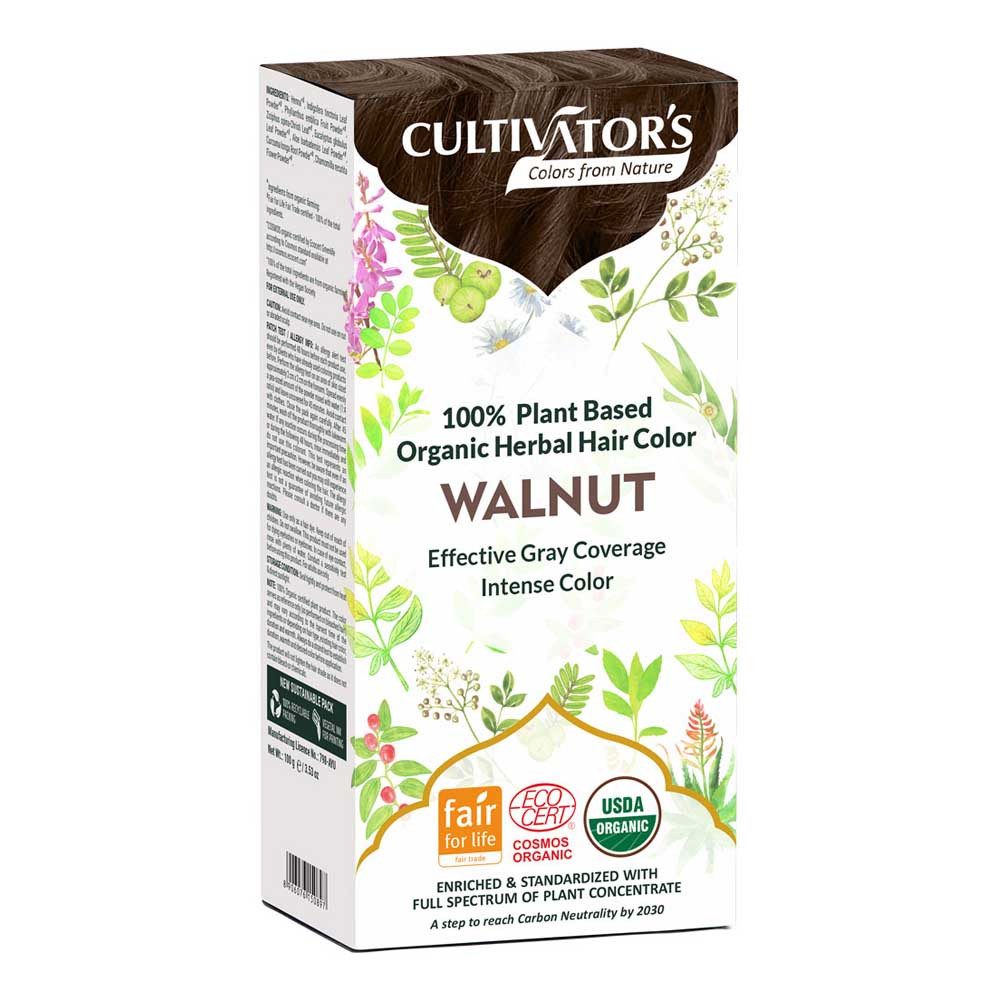 Cultivators Haarfarbe Organic Hair Color - Walnuss 100g