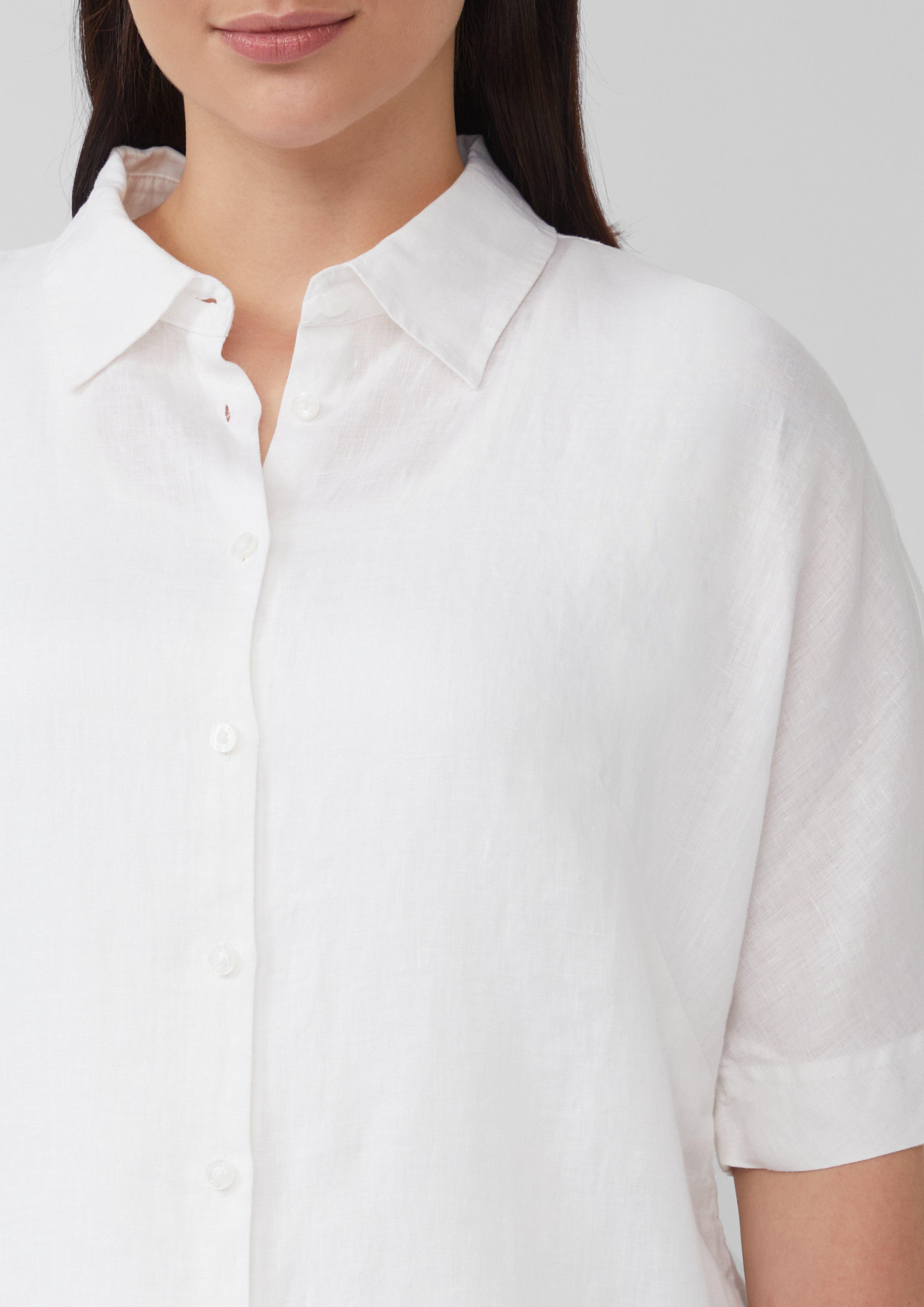 s.Oliver Kurzarmshirt Kurzarmbluse aus Leinen im günstig online kaufen