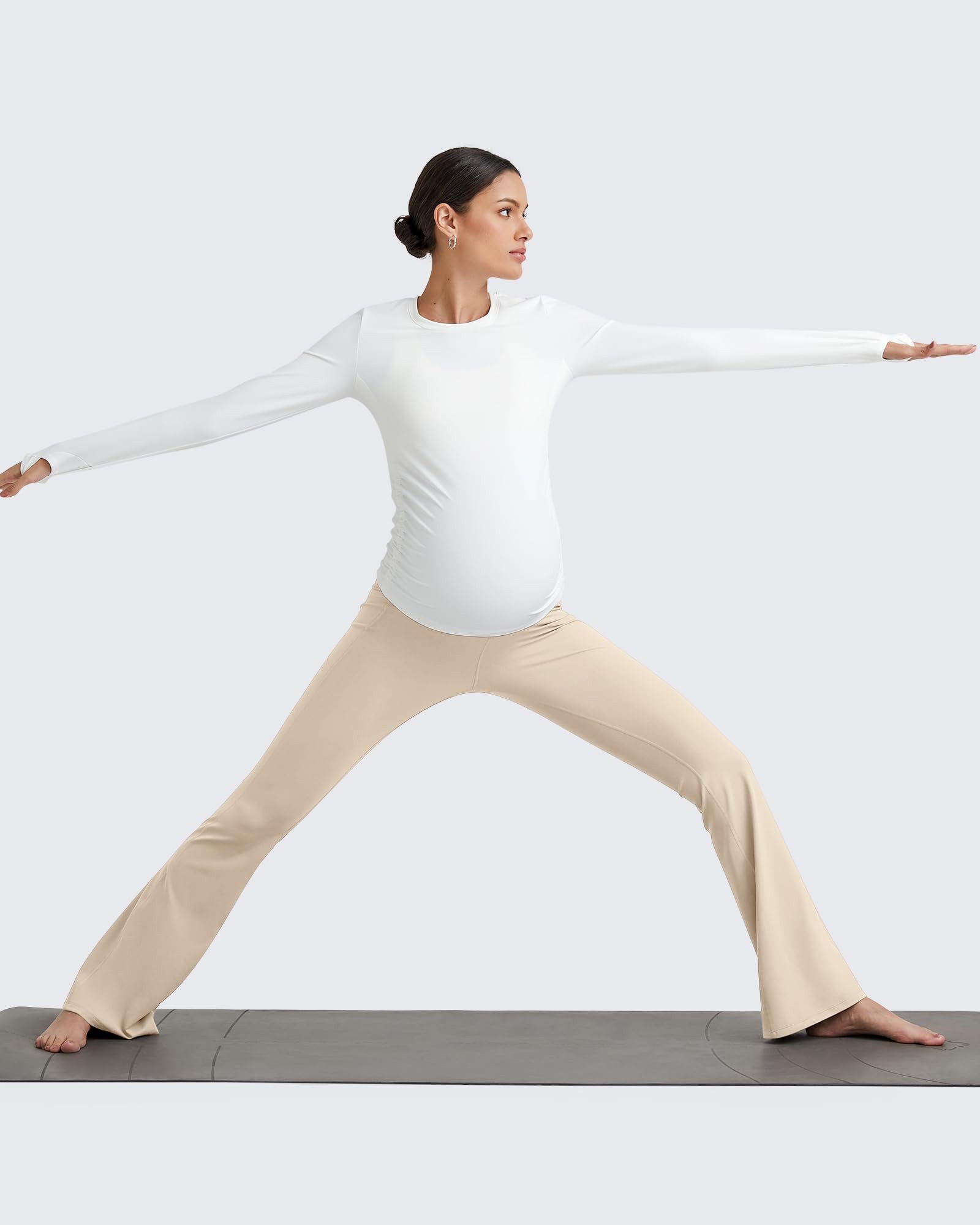 G4Free Umstandshose G4Free Damen Umstandsleggings Schlaghose günstig online kaufen
