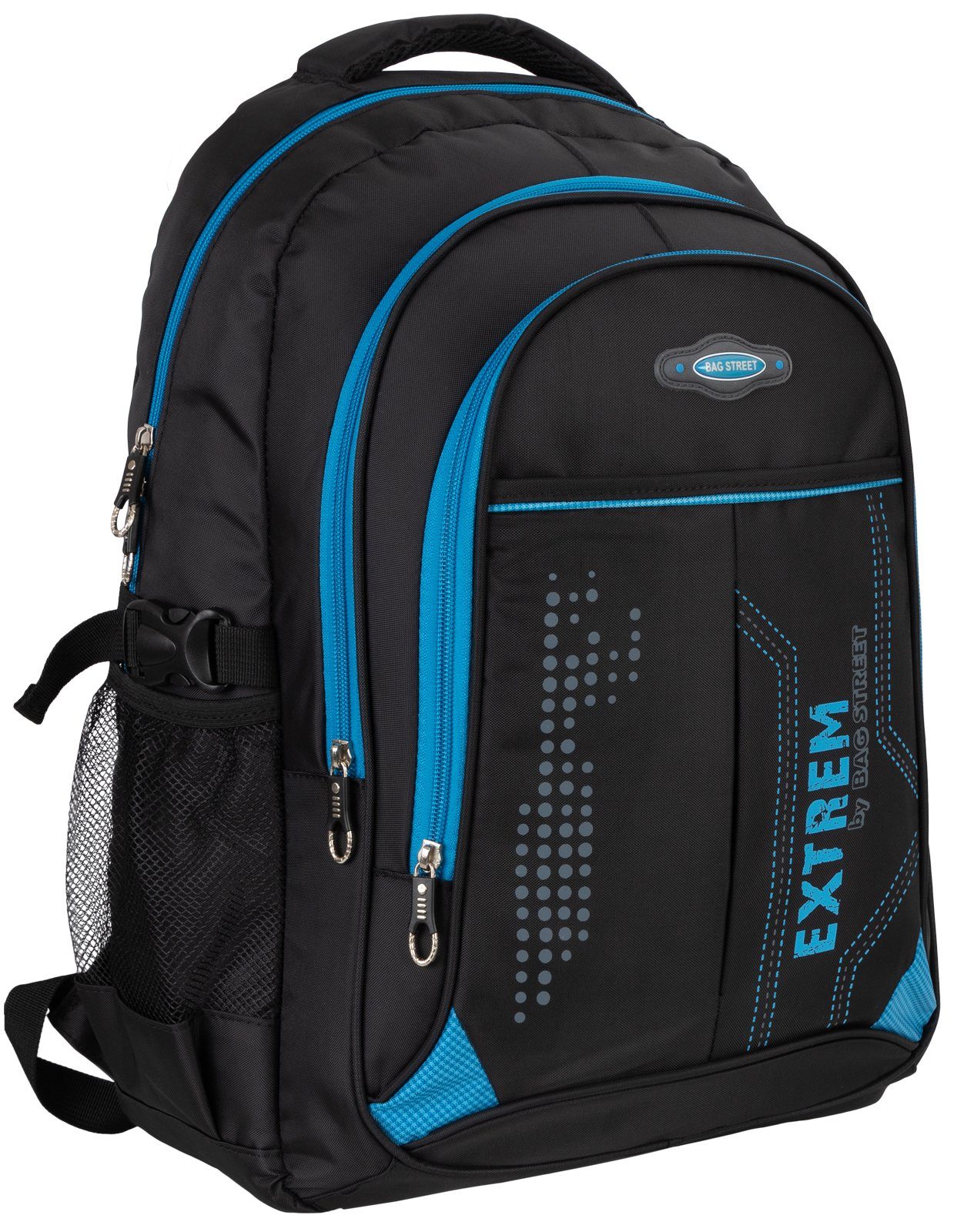 BAG STREET Rucksack Bag Street Rucksack Sport Reisen Arbeit Freizeit Schulrucksack Blau, Freizeitrucksack, Sportrucksack, Businessrucksack