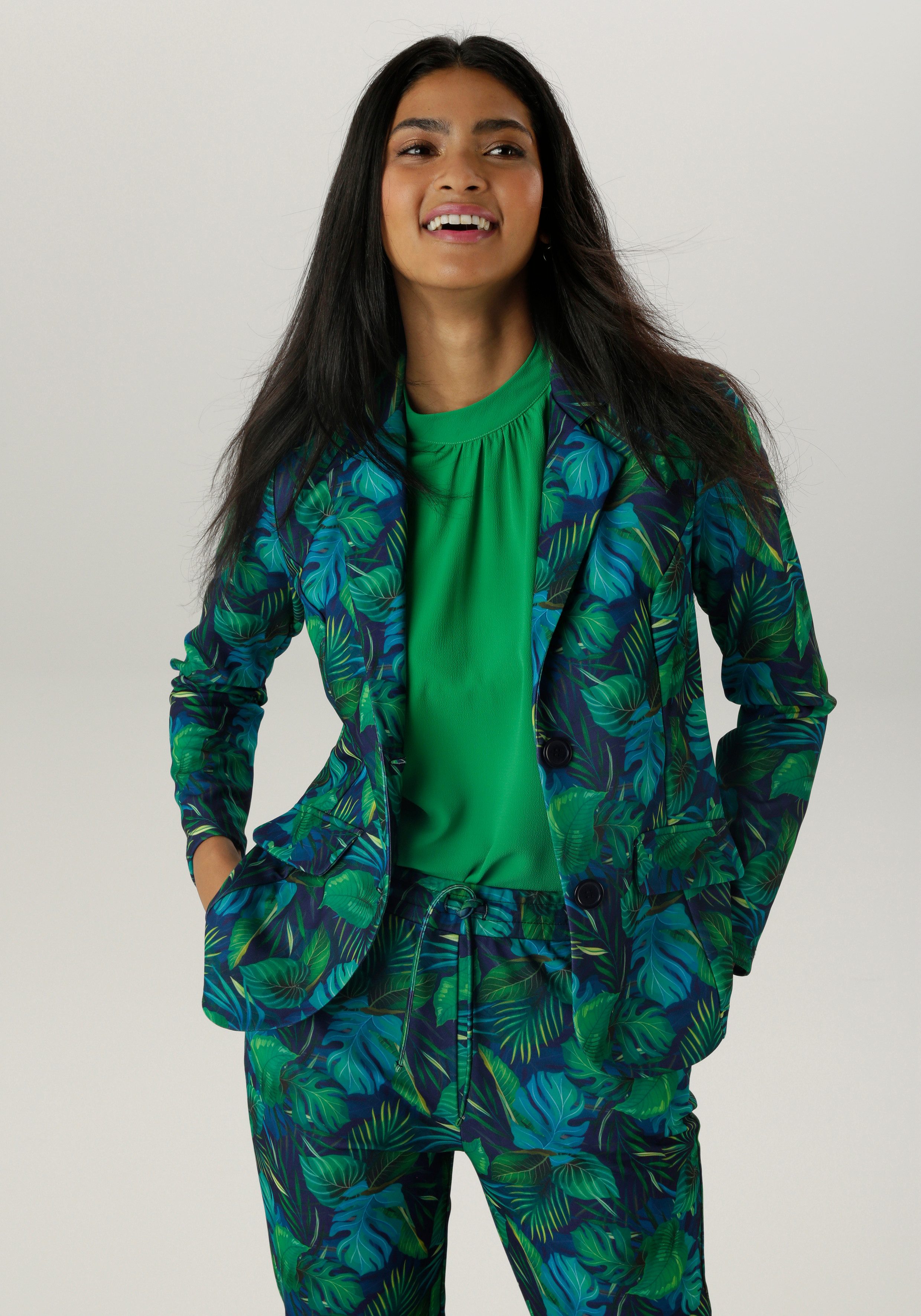 Aniston SELECTED Jerseyblazer mit großflächigem und günstig online kaufen