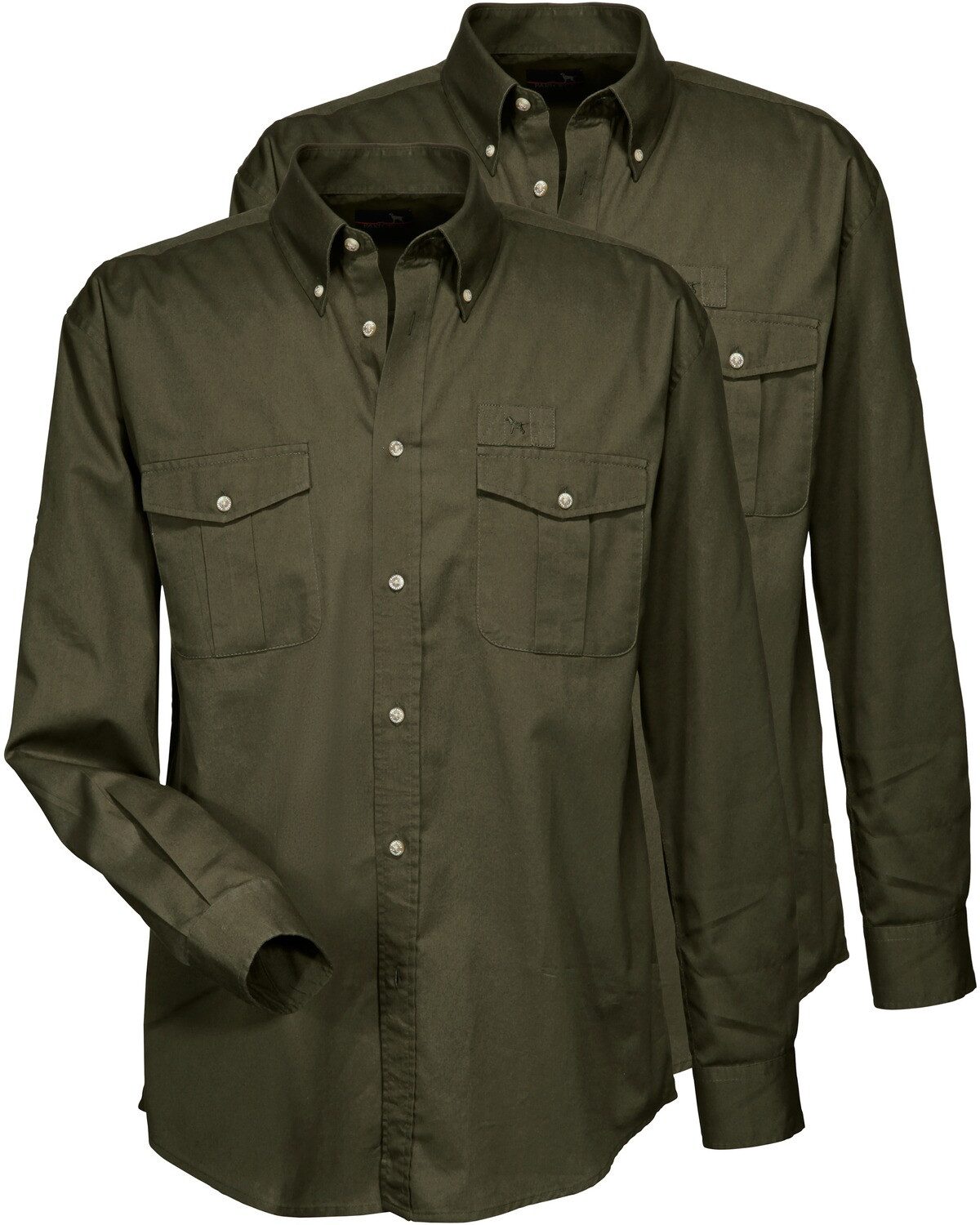 Parforce Essential Langarmhemd Doppelpack Jagdhemden günstig online kaufen