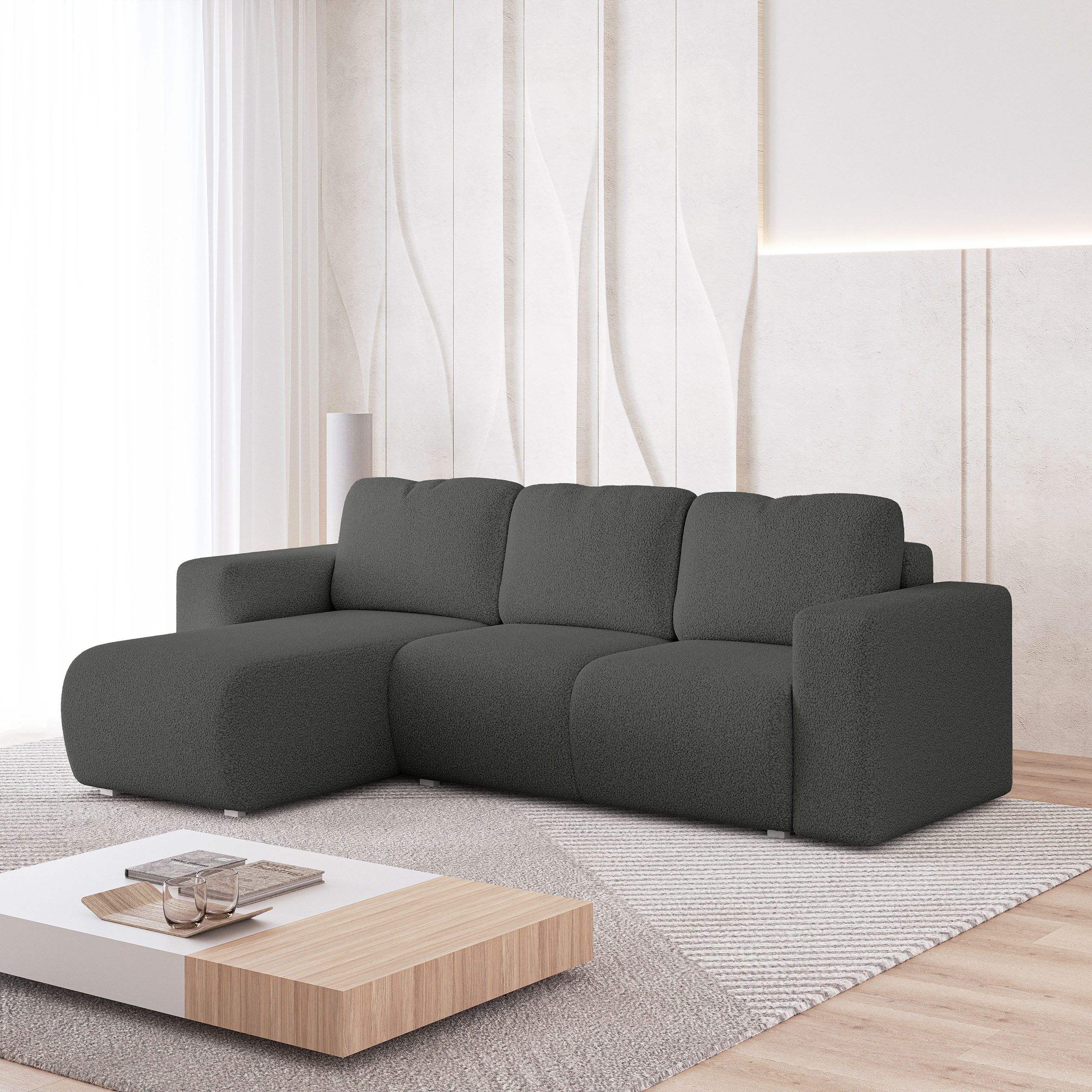 Masseno Ecksofa RINOVA mit Schlaffunktion L-Form, günstig online kaufen