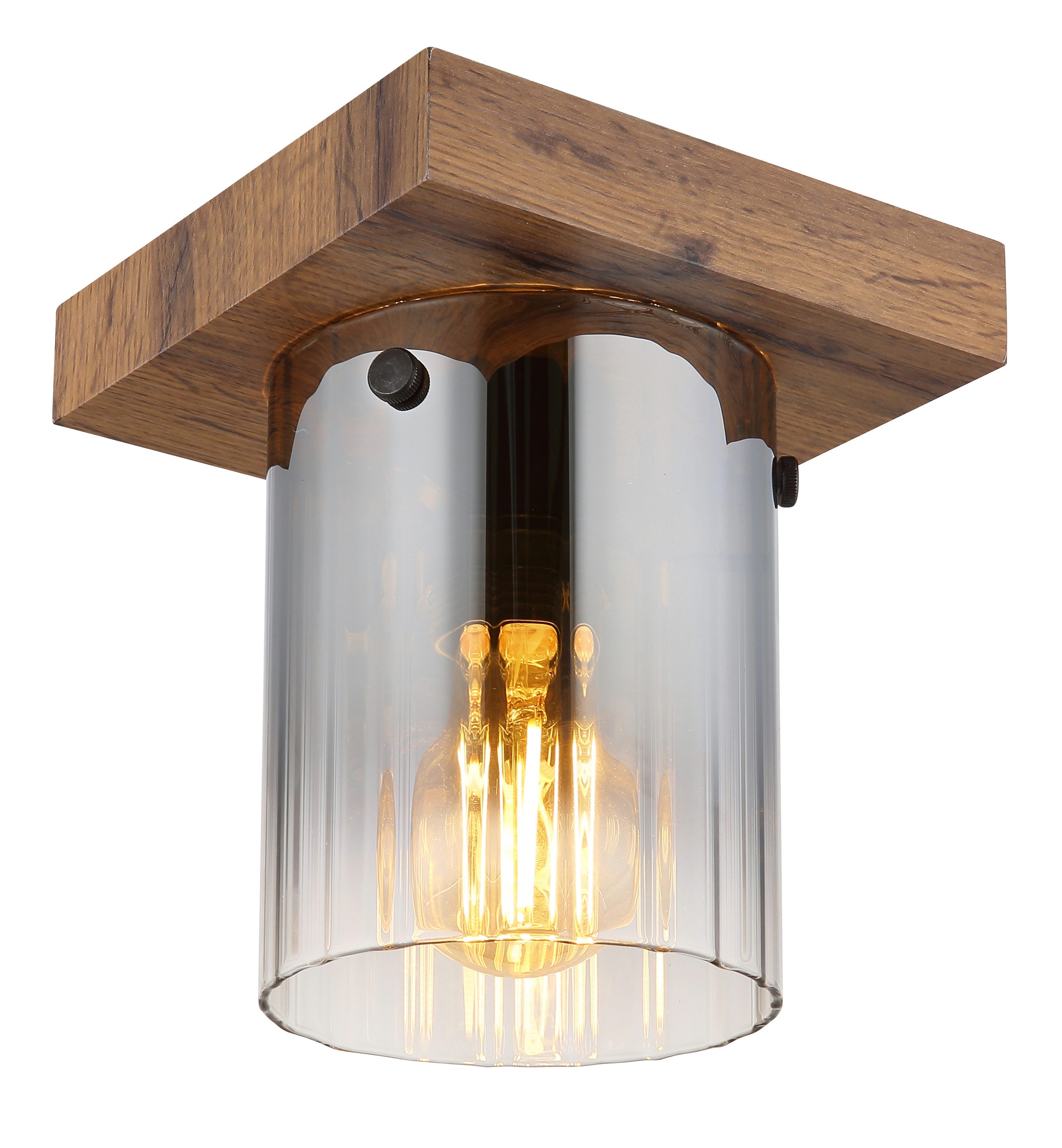 GLOBO LIGHTING Deckenleuchte UNDERWOOD, ohne Leuchtmittel, Deckenlampe Wohnzimmer-Leuchte Schlafzimmer-Leuchte Flur Küche