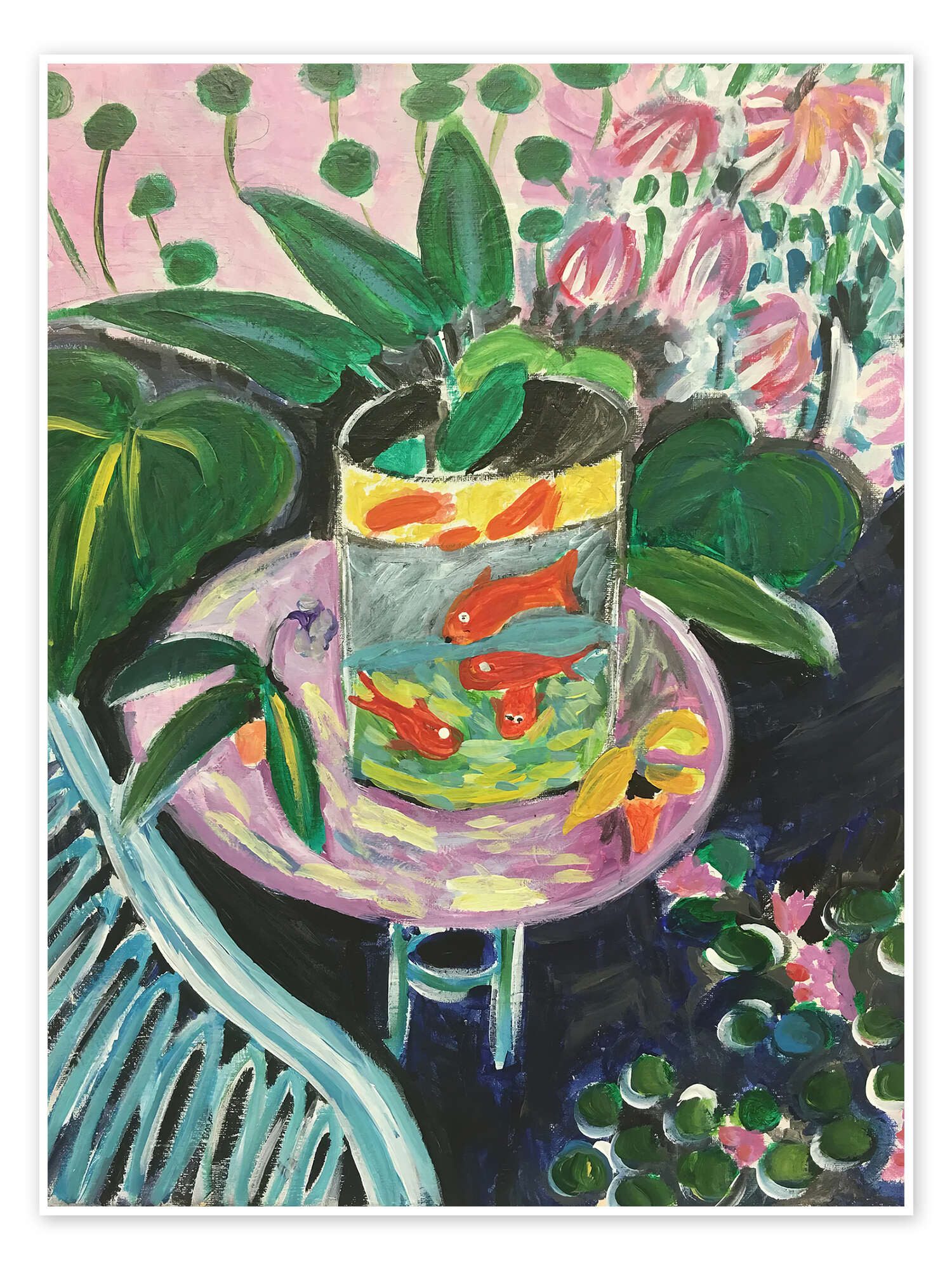 Posterlounge Poster Henri Matisse, Die Goldfische, günstig online kaufen