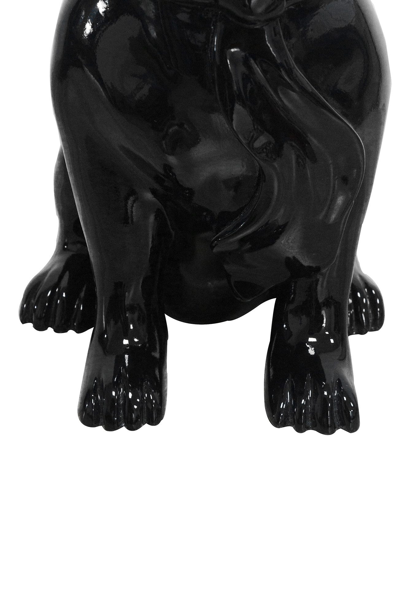 Kayoom Skulptur Skulptur Bulldog 125, Coole Bull-Dog Skulptur aus langlebigem Kunstharz und Steinpulver