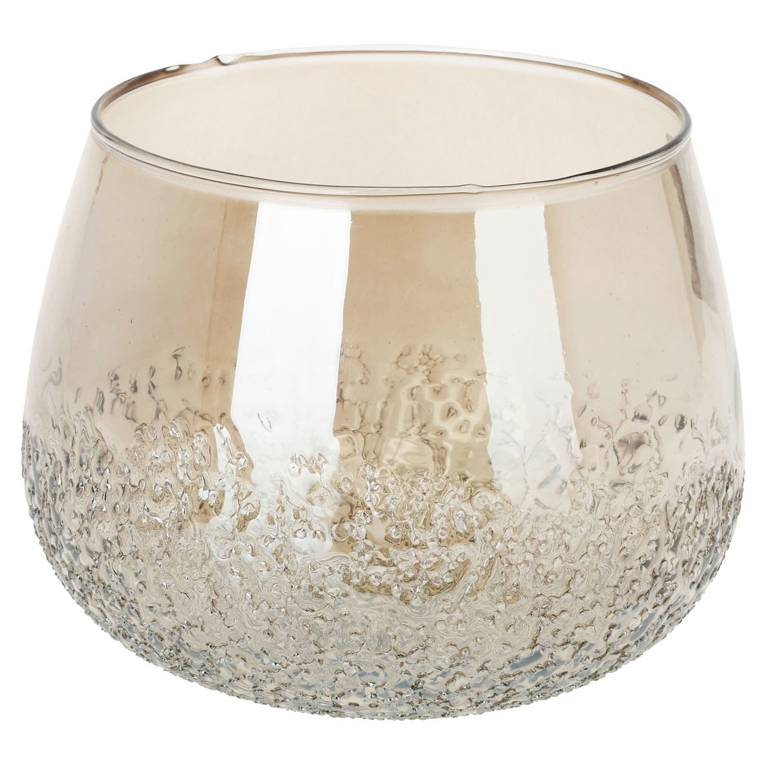 Koopman Windlicht WILLY, Ø 19 x H 15 cm, Transparent, Glas, (1 St) günstig online kaufen