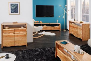riess-ambiente TV-Board MAMMUT 150cm natur (Einzelartikel, 1 St), Wohnzimmer · Massivholz · Fernsehtisch · Baumkante
