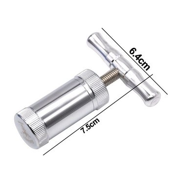 GelldG Airbrush-Kompressor Hochleistungs Zink ultimativer Druck Metall, Pollenpresse T-Kompressor