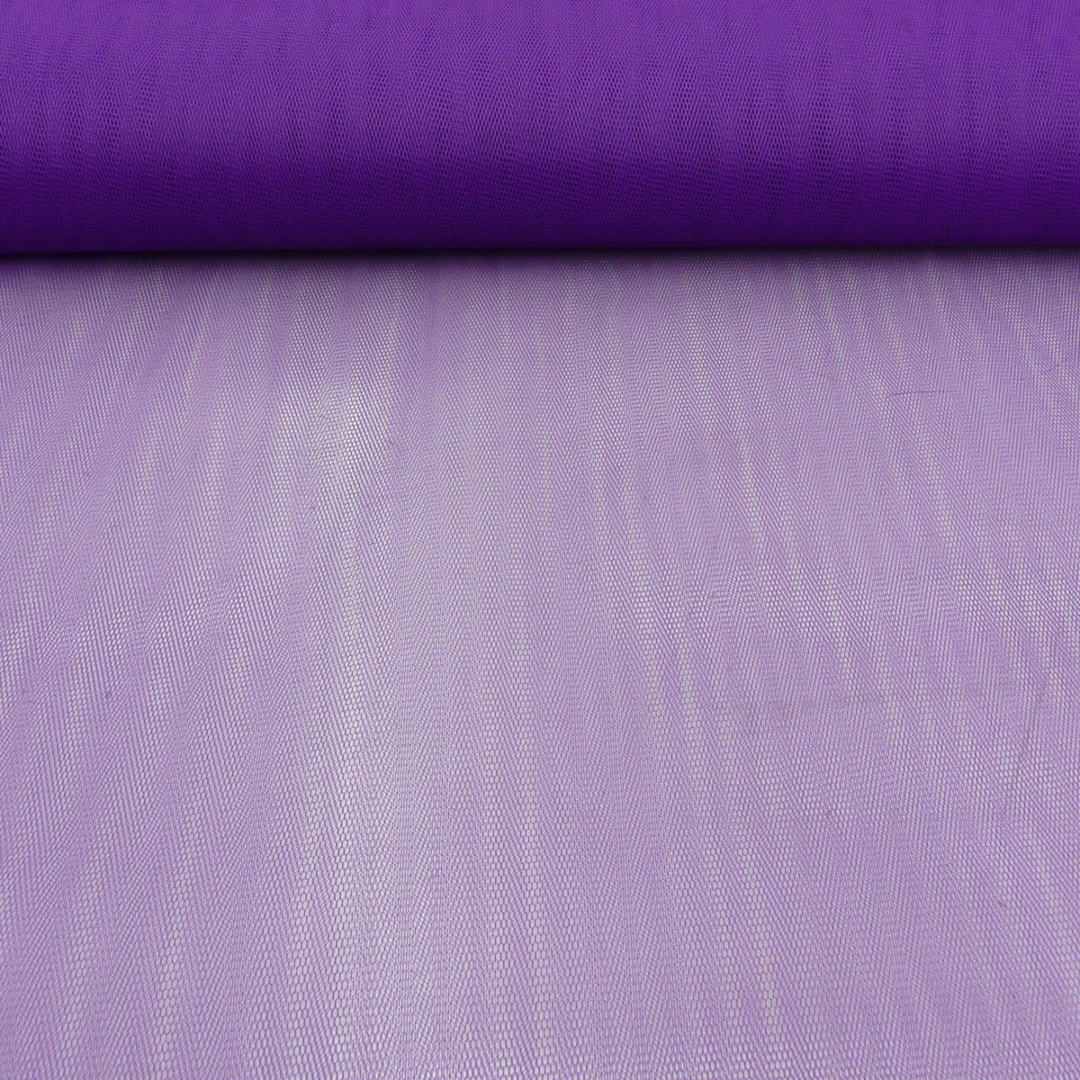 Stoff Kreativstoff Tüll Polyester lila 1,4m Breite