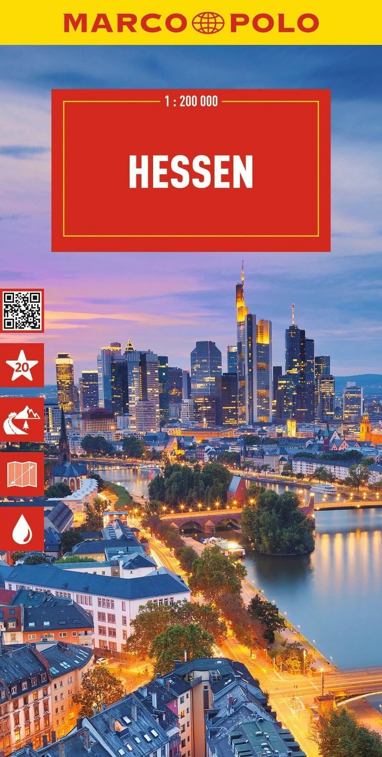 MARCO POLO Reisekarte Deutschland 06 Hessen 1:200.000 / Marco Polo Verlag